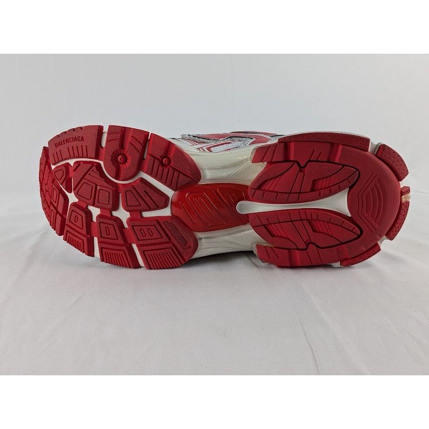 Balenciaga o1rshd1 Bicolor Mesh Runner in White/Red Size US 11 / EU 44 - 5 Thumbnail