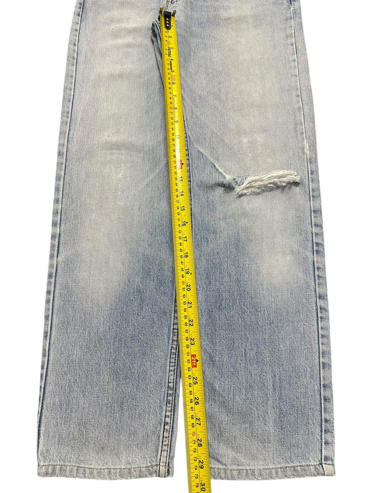 Levi's Vintage 90s Levis 503 Light Blue Faded Wash Distress Jeans Size US 31 - 14 Thumbnail