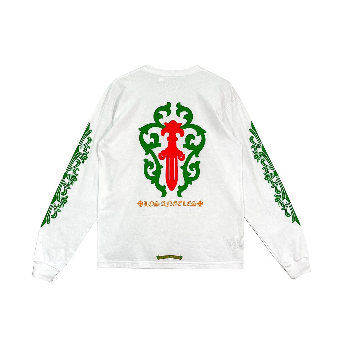 Chrome Hearts Chrome Hearts LA Exclusive Dagger Logo Long Sleeve Tshirt Size US M / EU 48-50 / 2 - 3 Thumbnail