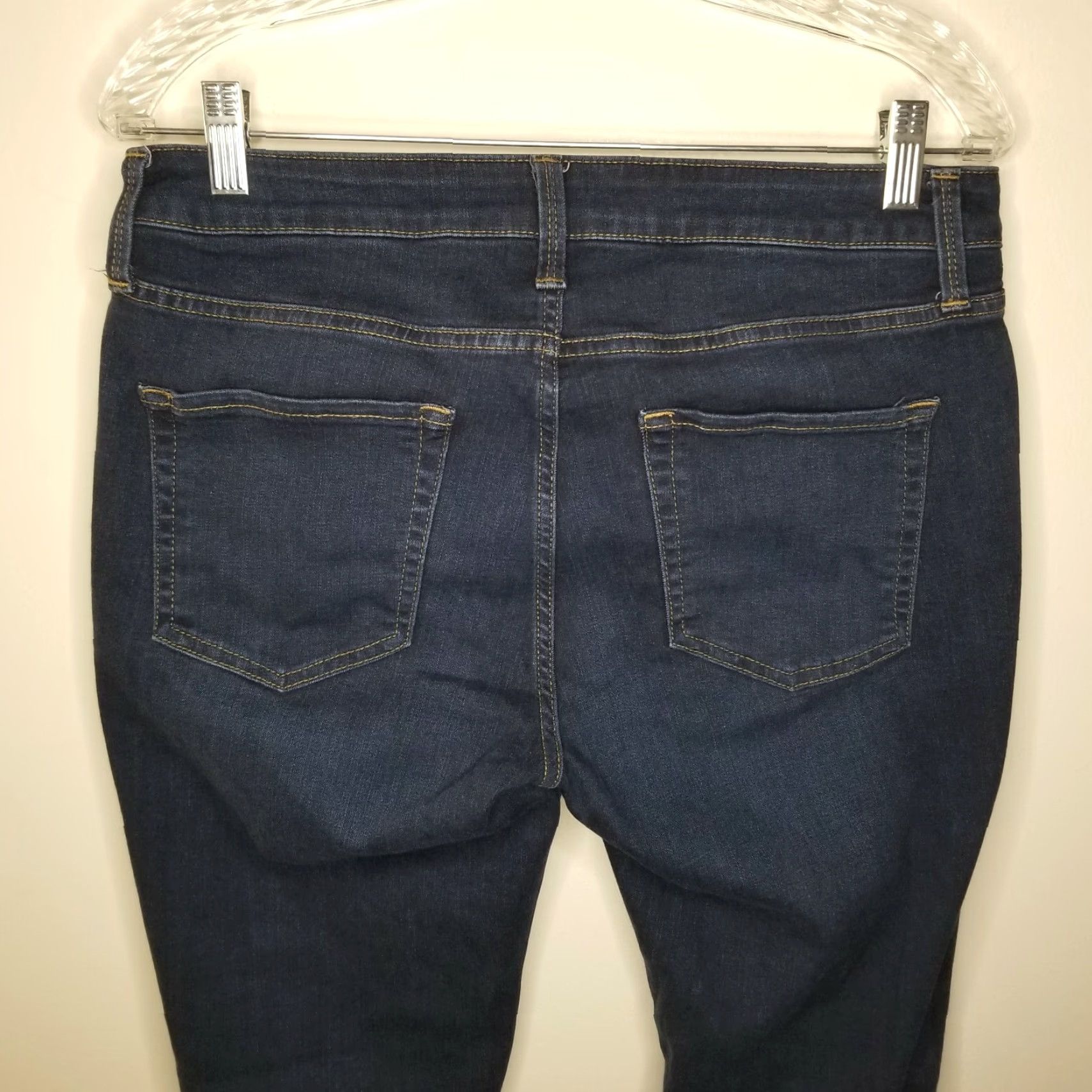 Vintage A New Approach Womens Skinny Blue Jeans Size 10 Size 32" / US 10 / IT 46 - 5 Thumbnail