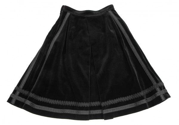 Comme des Garcons Comme des Garcons size S Retro black velvet overskirt Size 24" / US 00 / IT 34 - 3 Thumbnail