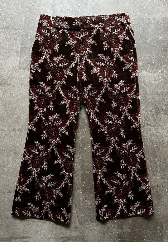 Comme des Garcons Comme des Garçons 2001 AW Runway Floral Cropped Pants Size US 36 / EU 52 - 1 Thumbnail
