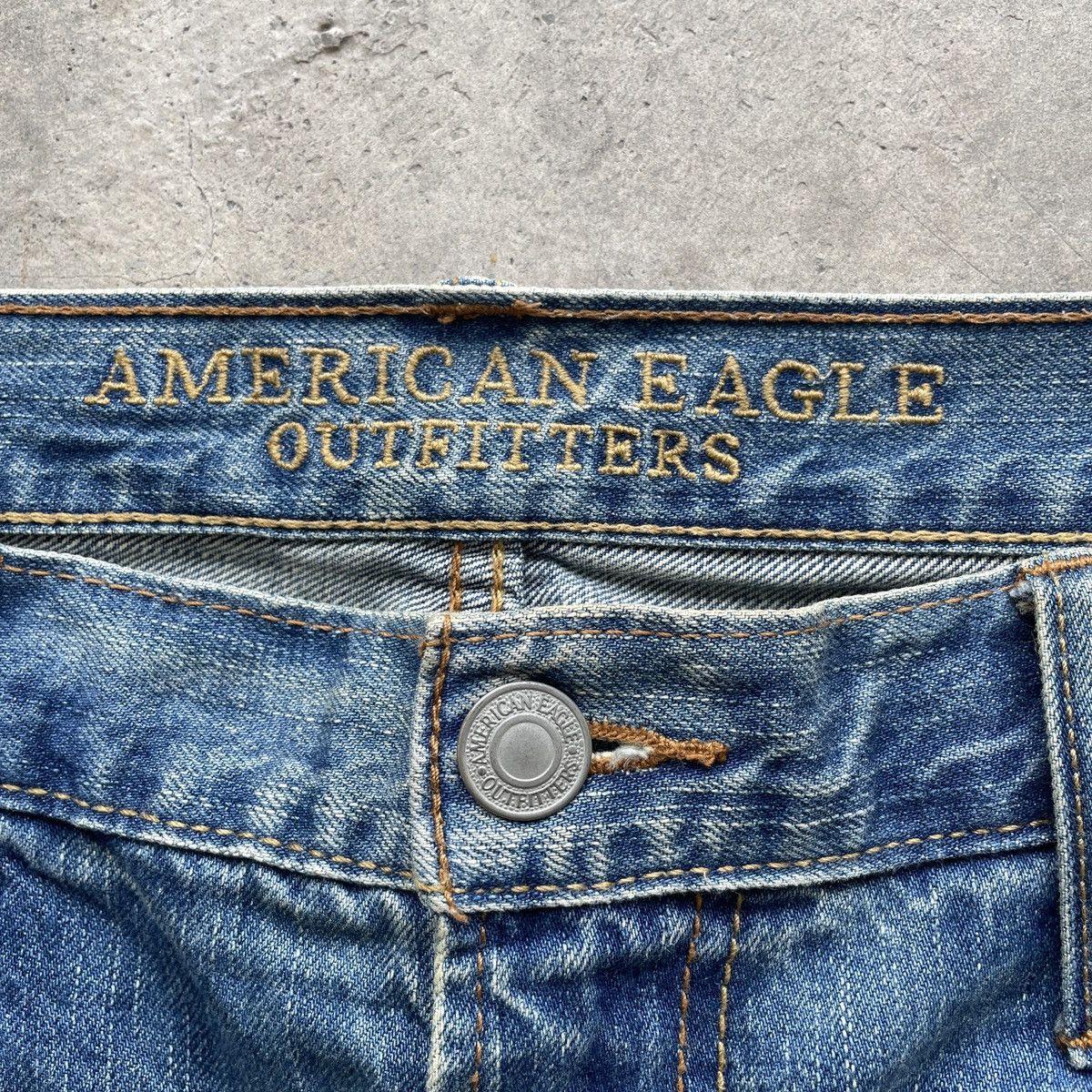 American Eagle Outfitters American Eagle Vintage Jeans Rusty Distressed Faded Pants Size US 39 - 6 Thumbnail