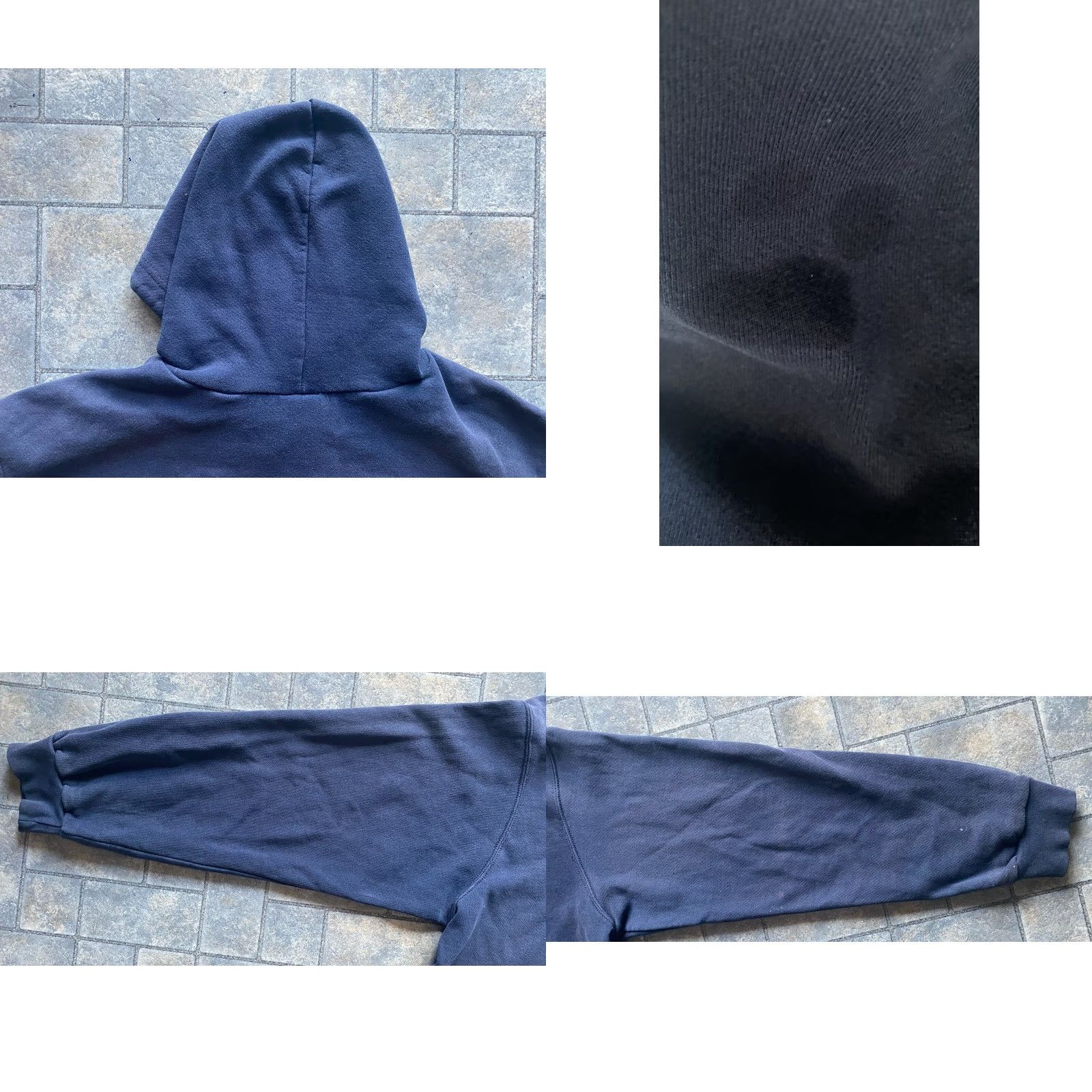 Nike VINTAGE Nike Center Swoosh Blue Hoodie Mens L Mexico Y2K Gray Tag Pullover Blue Hoodie Mens L Size US L / EU 52-54 / 3 - 11 Thumbnail