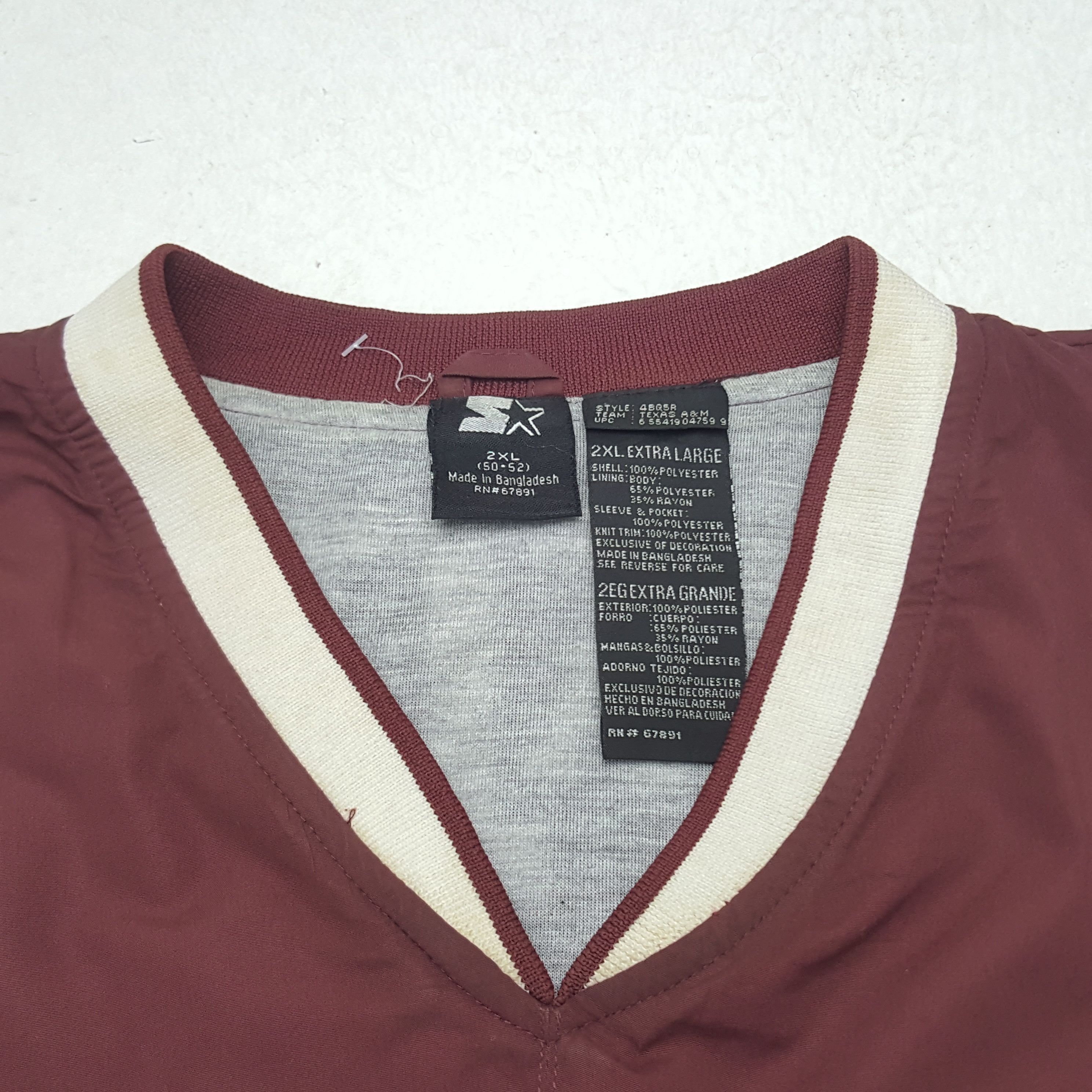 Starter × Vintage Vintage Texas A&M Aggies Sport Oversize Jacket Size US XXL / EU 58 / 5 - 5 Thumbnail