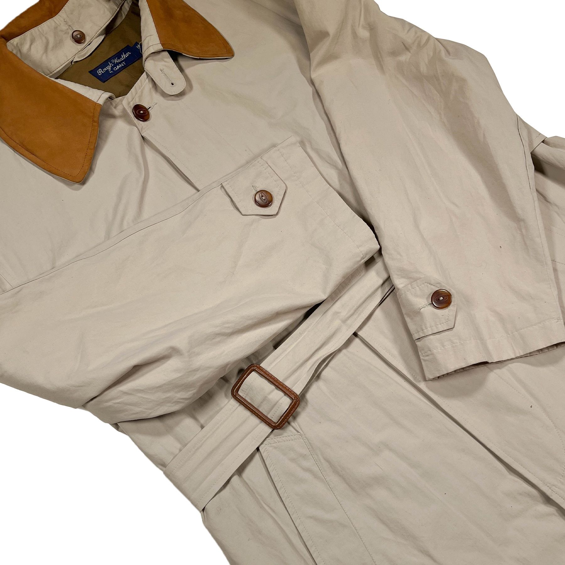 Gant GANT Rough Weather Vintage 90s Oldmoney Trenchcoat Size US M / EU 48-50 / 2 - 4 Thumbnail