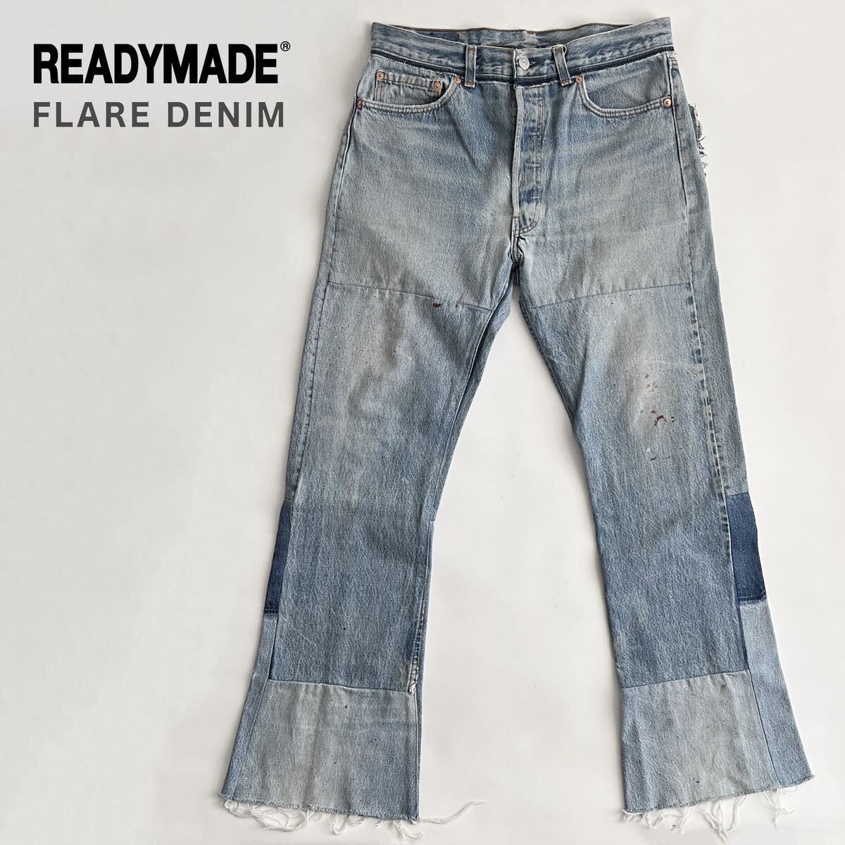 image of Readymade X Levi’S Flare Denim Pants W33 L31, Men's