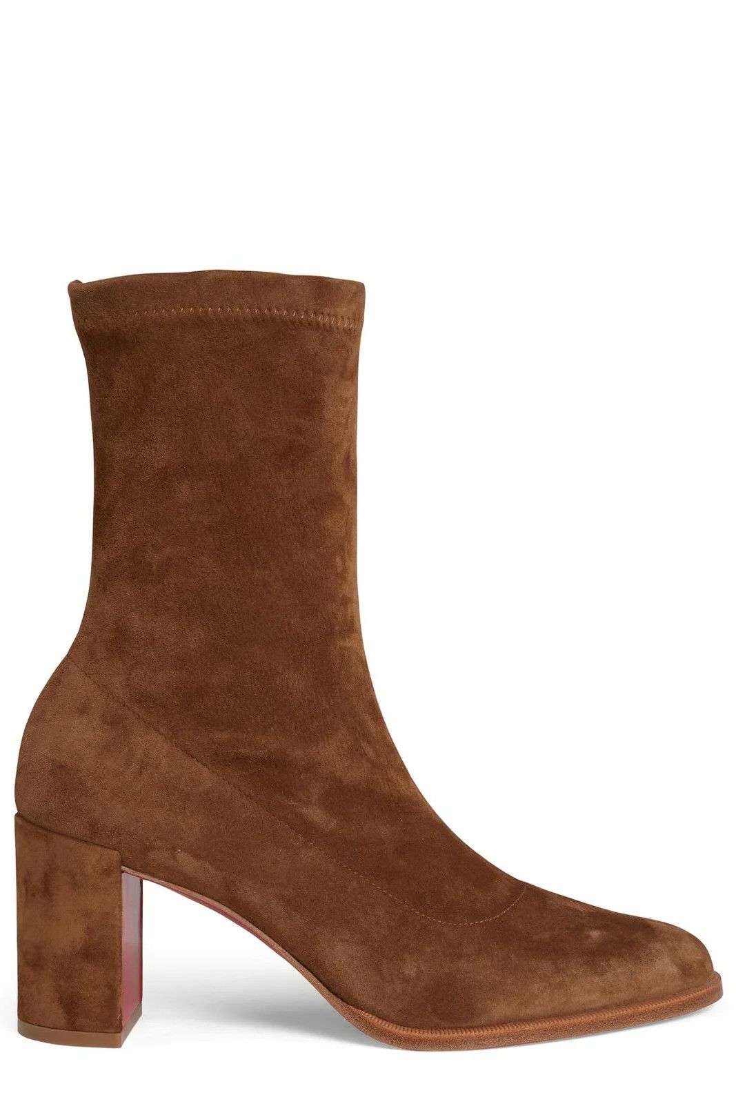 Christian Louboutin Christian Louboutin Stretchadoxa Ankle Boots in Brown Size US 5 / IT 35 - 1 Thumbnail