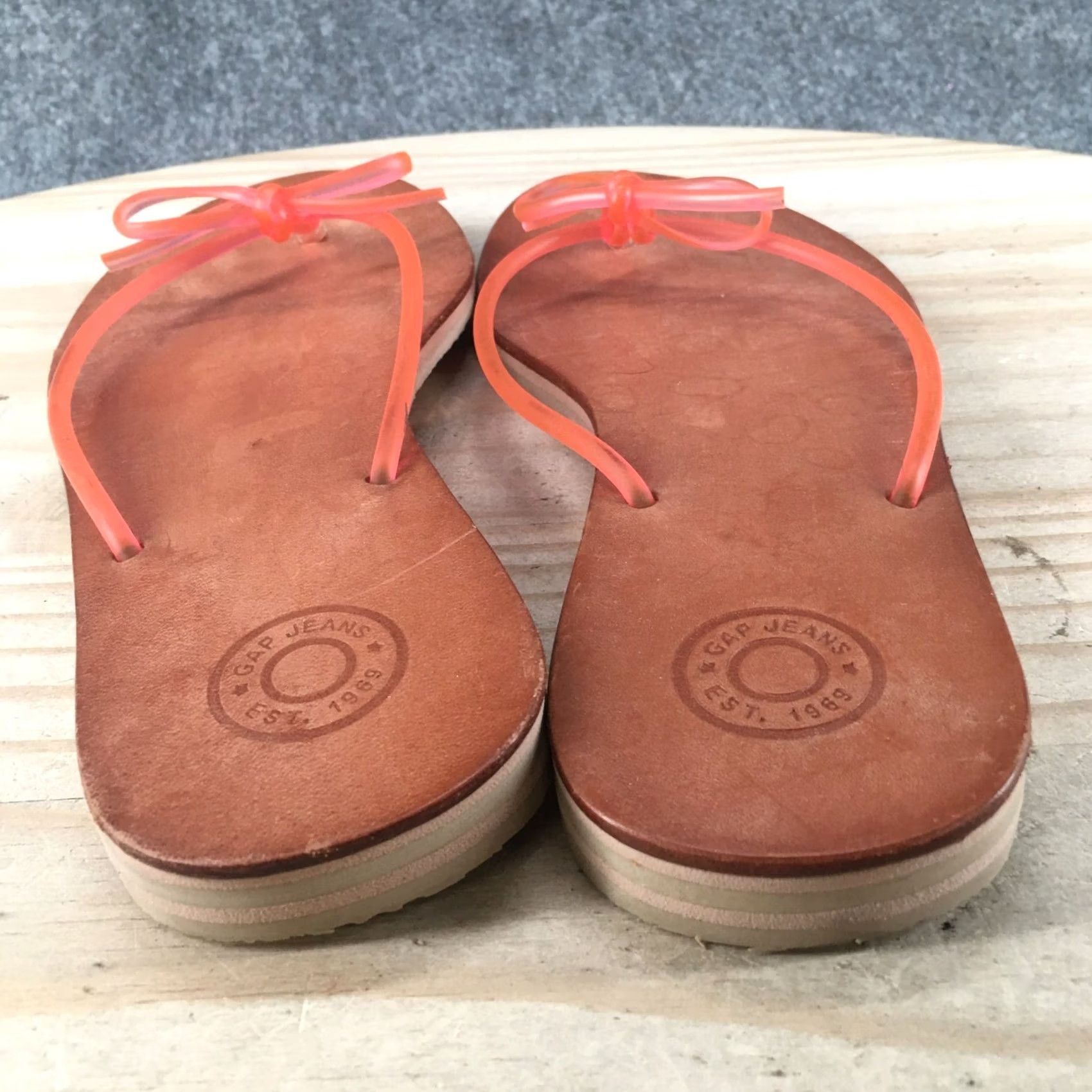 Gap Gap Sandals Womens 9 Flip Flop Thong Pink Toe Post Slip On Casual Flats Size US 9 / IT 39 - 7 Thumbnail