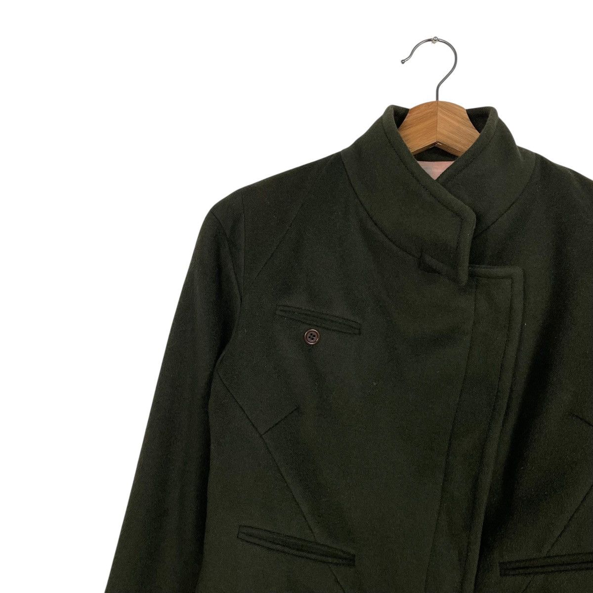 ANTEPRIMA Anteprima Asymmetrical Design Casual Wool Jacket Size XS / US 0-2 / IT 36-38 - 6 Thumbnail