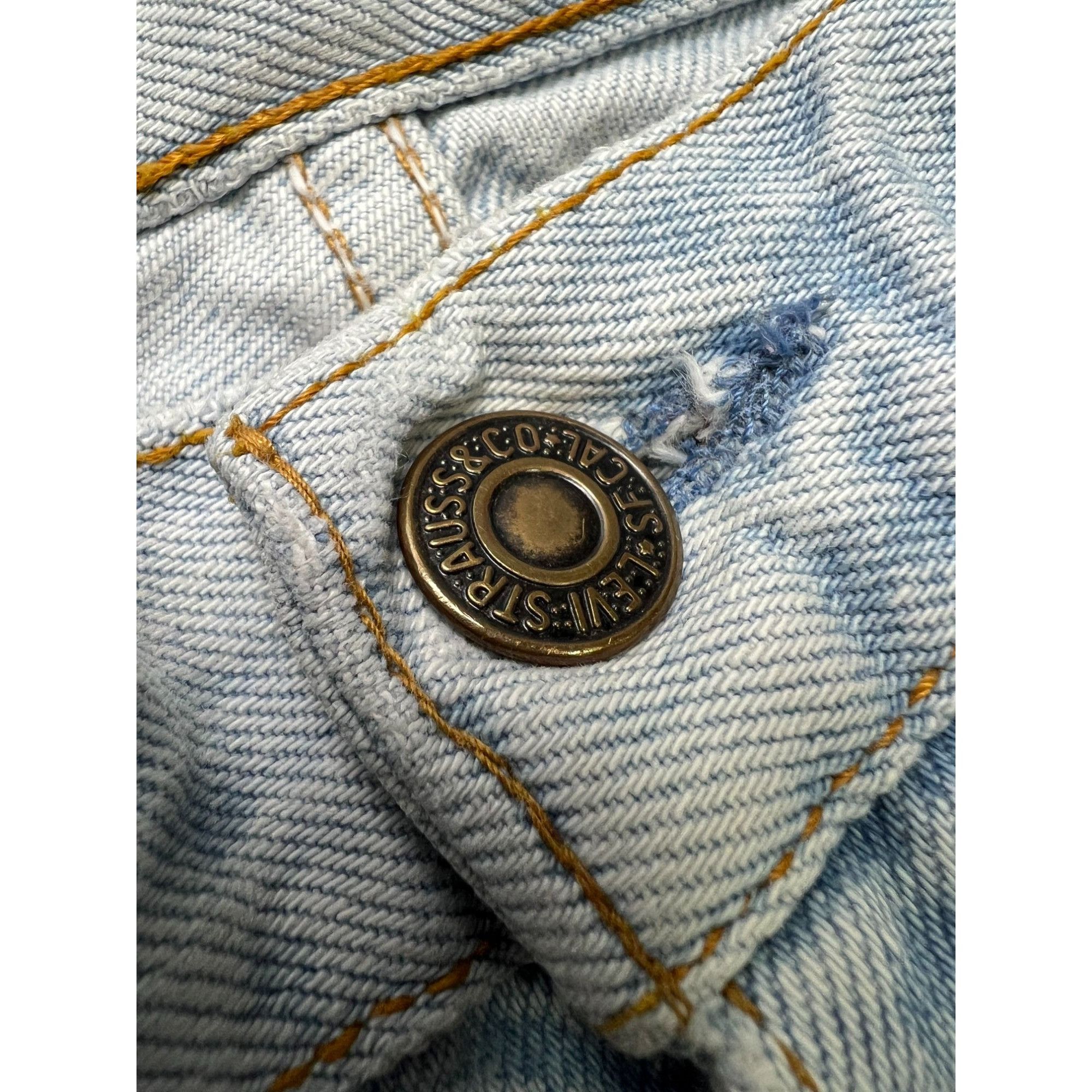 Levi's Levi’s 615 Orange Tab Light Wash Denim Jeans Pants (Y1051) Size US 32 / EU 48 - 7 Thumbnail