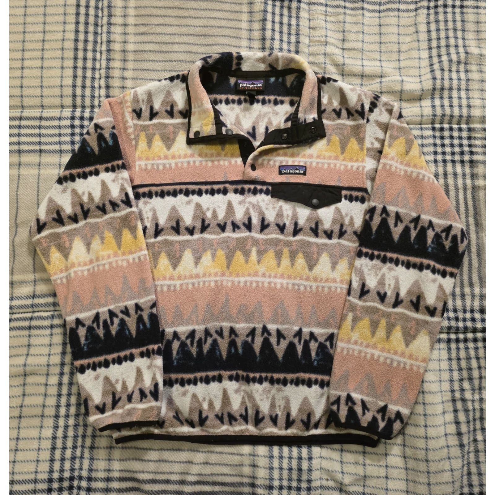 Patagonia VINTAGE Patagonia Synchilla Snap T Bandicoot Marrow Pullover Fleece Women's Size Small Size S / US 4 / IT 40 - 2 Thumbnail