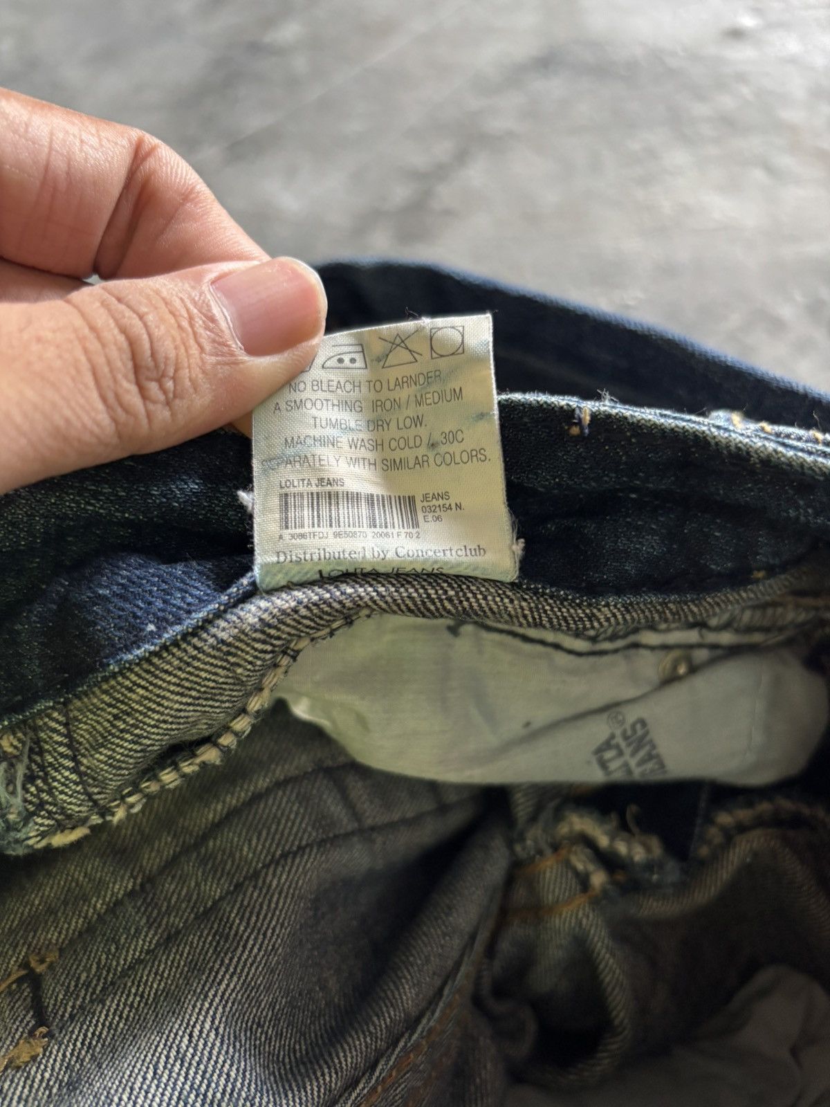 Hysteric Glamour × If Six Was Nine y2k distressed rusty lolita japanese denim Size US 33 - 9 Thumbnail