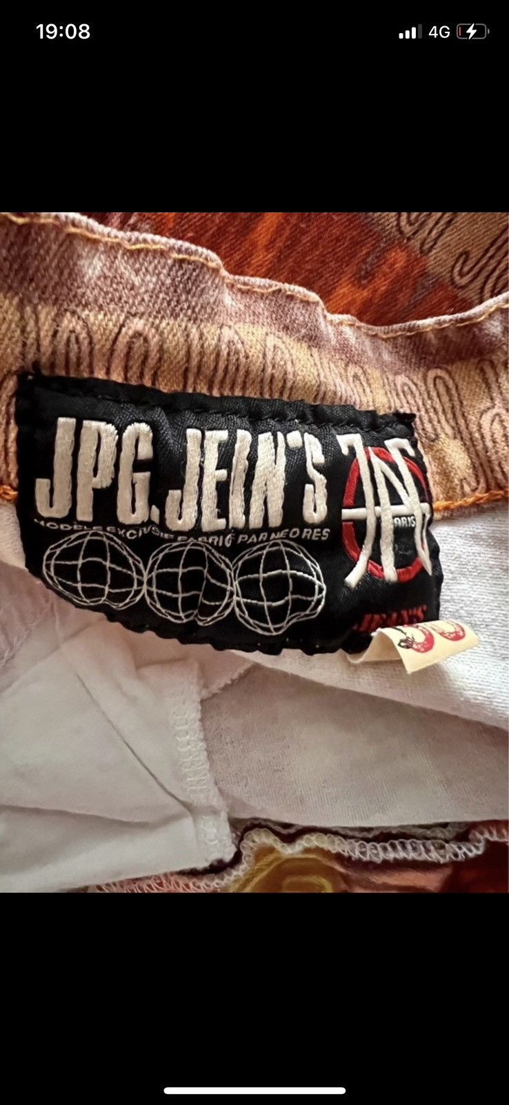 Jean Paul Gaultier 2001 orange jean paul gaultier jeans Size 26" / US 2 / IT 38 - 3 Thumbnail