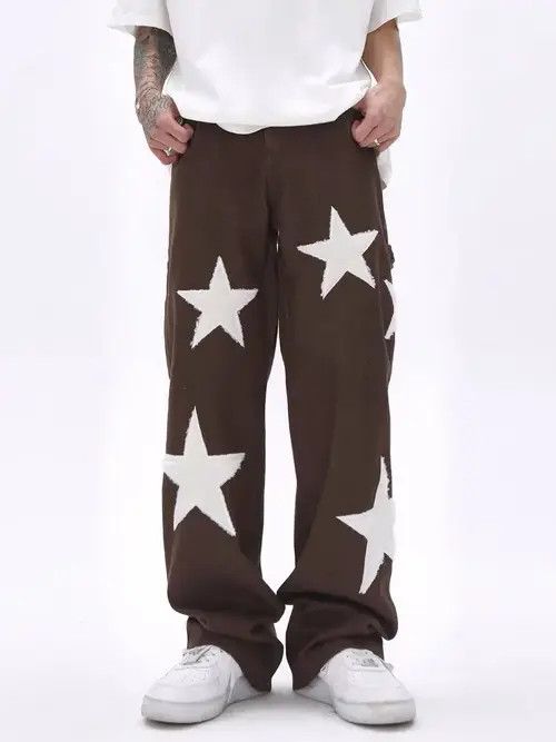VIBE Avant garde y2k star pants Size US 30 / EU 46 - 8 Thumbnail