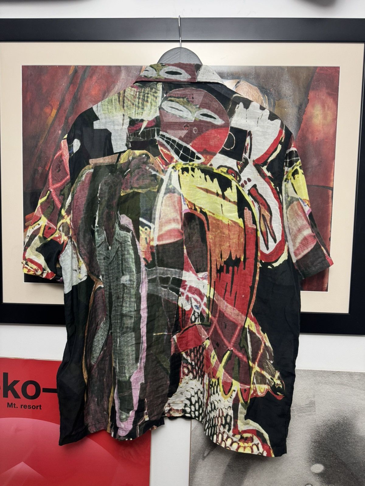 Our Legacy Our Legacy Box Shirt Fullprint Peace Crowd Avant Garde Rare Size US L / EU 52-54 / 3 - 2 Thumbnail