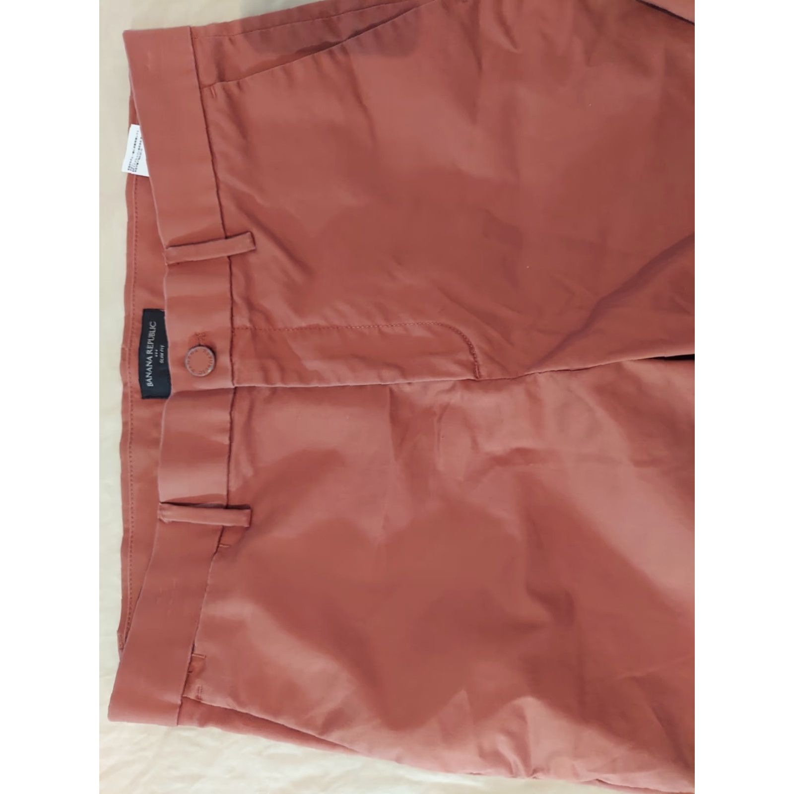 Banana Republic Banana Republic Mens Khakis Pants 32x34 Orange Chino Trousers Dress Slack Performance Regular Inseam 34 Mens Size US 32 / EU 48 - 4 Thumbnail