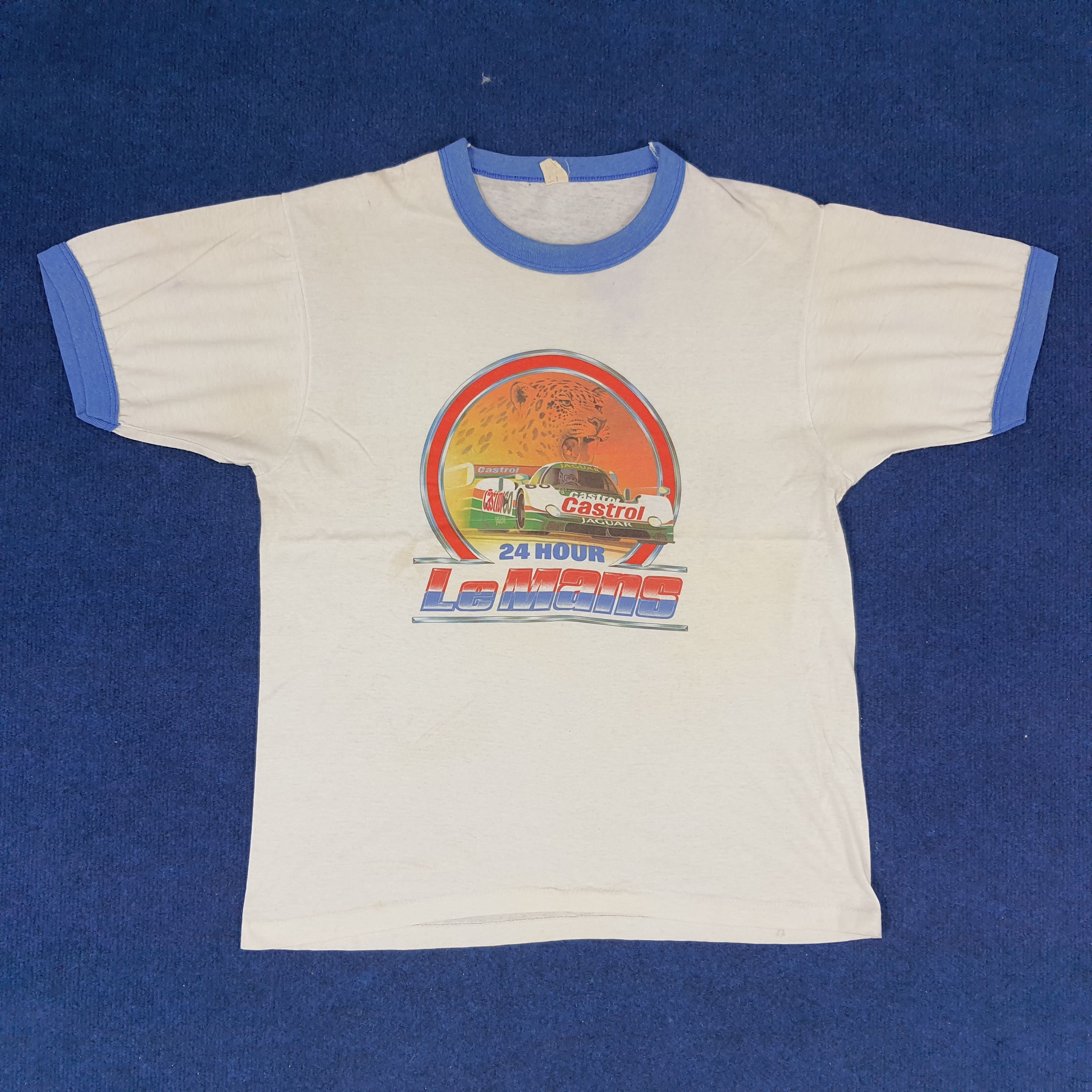 Vintage Vintage Castrol Le Mans 90s Racing Motorsports T-shirt Size US M / EU 48-50 / 2 - 1 Thumbnail