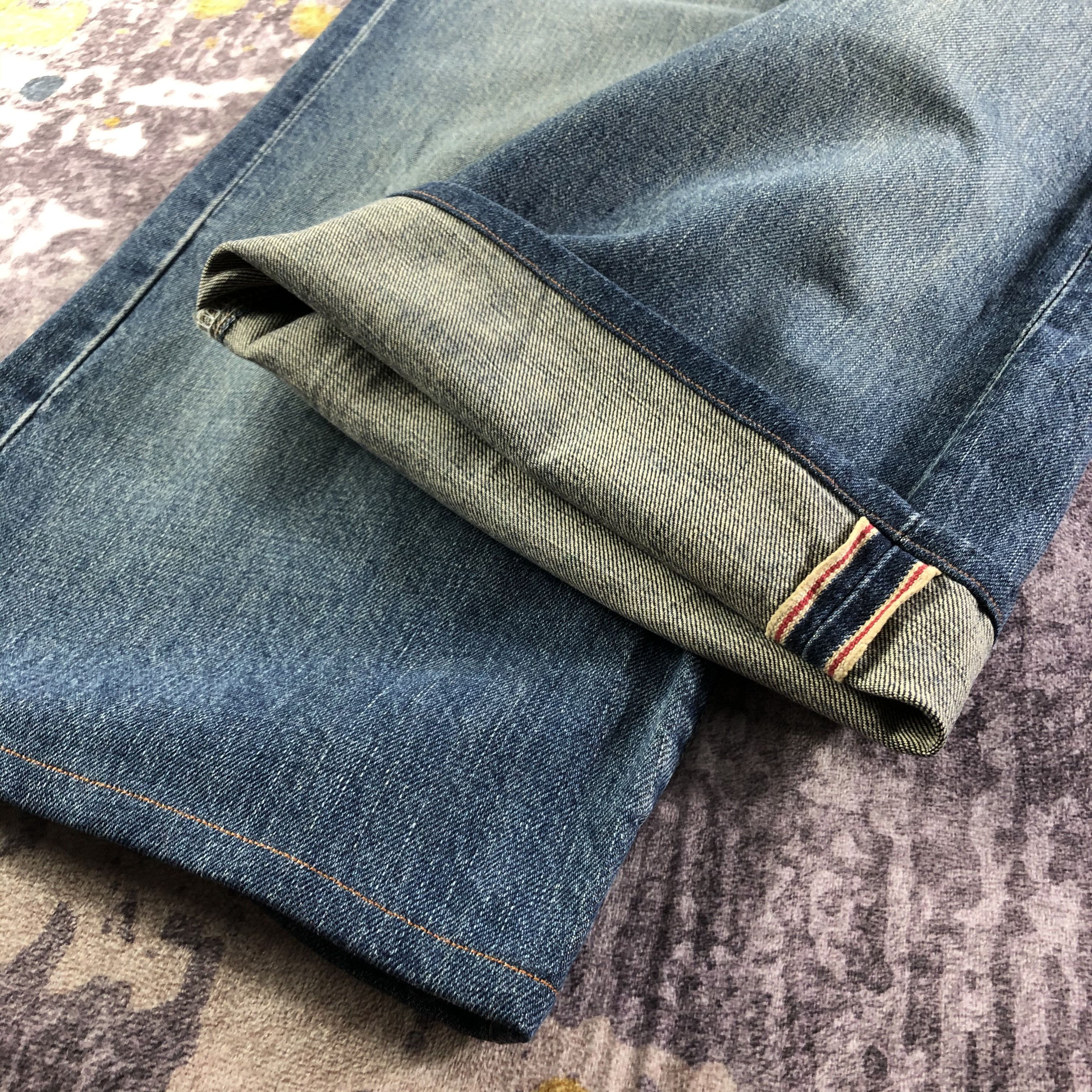Vintage Vintage 90s Wrangler Blue Bell Selvedge Jeans-JM3579 Size US 33 - 6 Thumbnail