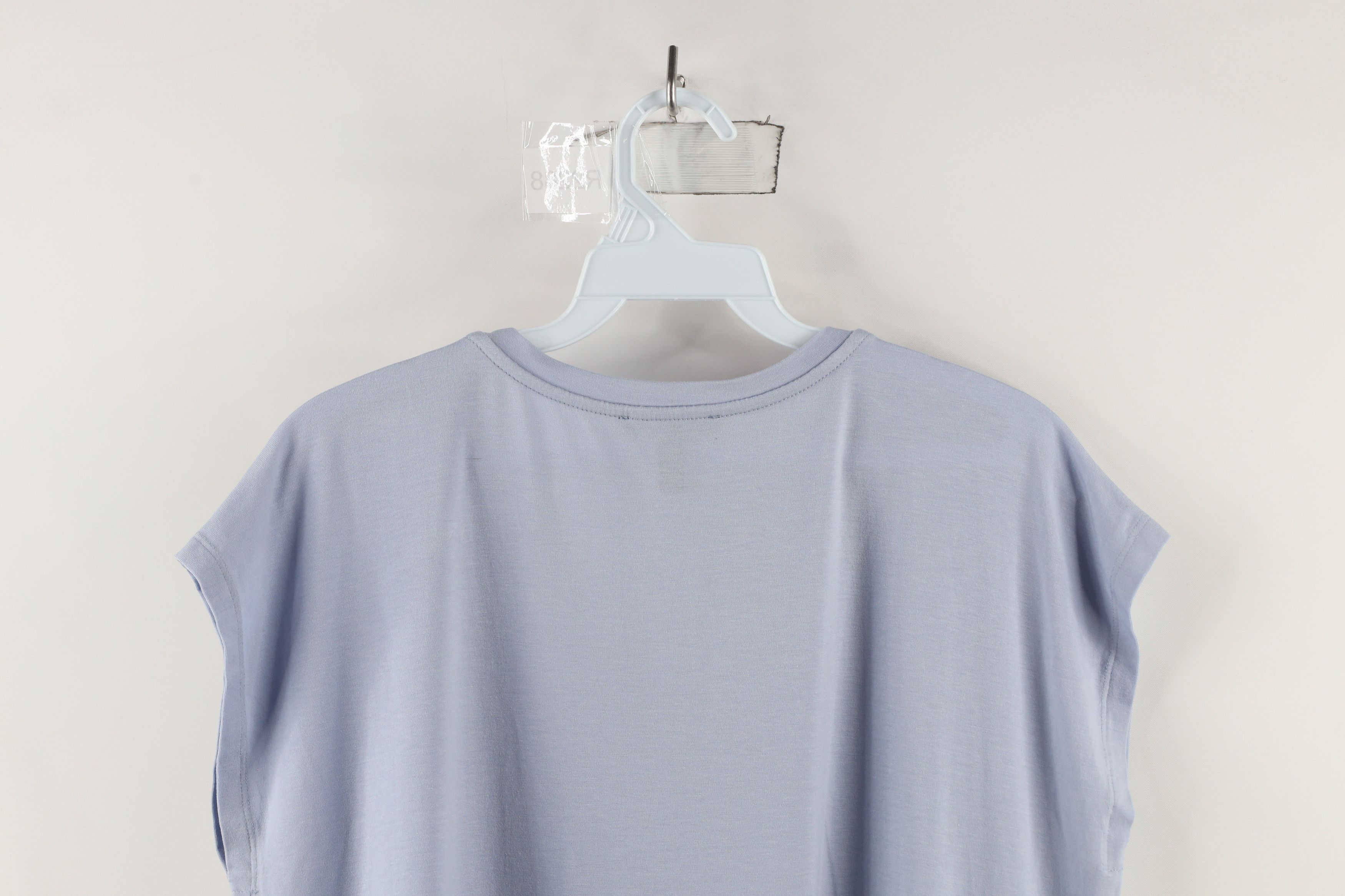 Eileen Fisher × Vintage Eileen Fisher Sleeveless Oversized Baggy T-Shirt Periwinkle Size XXS / US 00 / IT 34 - 8 Thumbnail