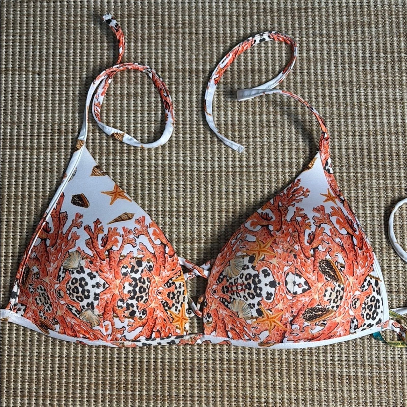 Other NWT Antica Sartoria Positano Vibrant Print Bikini Set L Size ONE SIZE - 9 Thumbnail