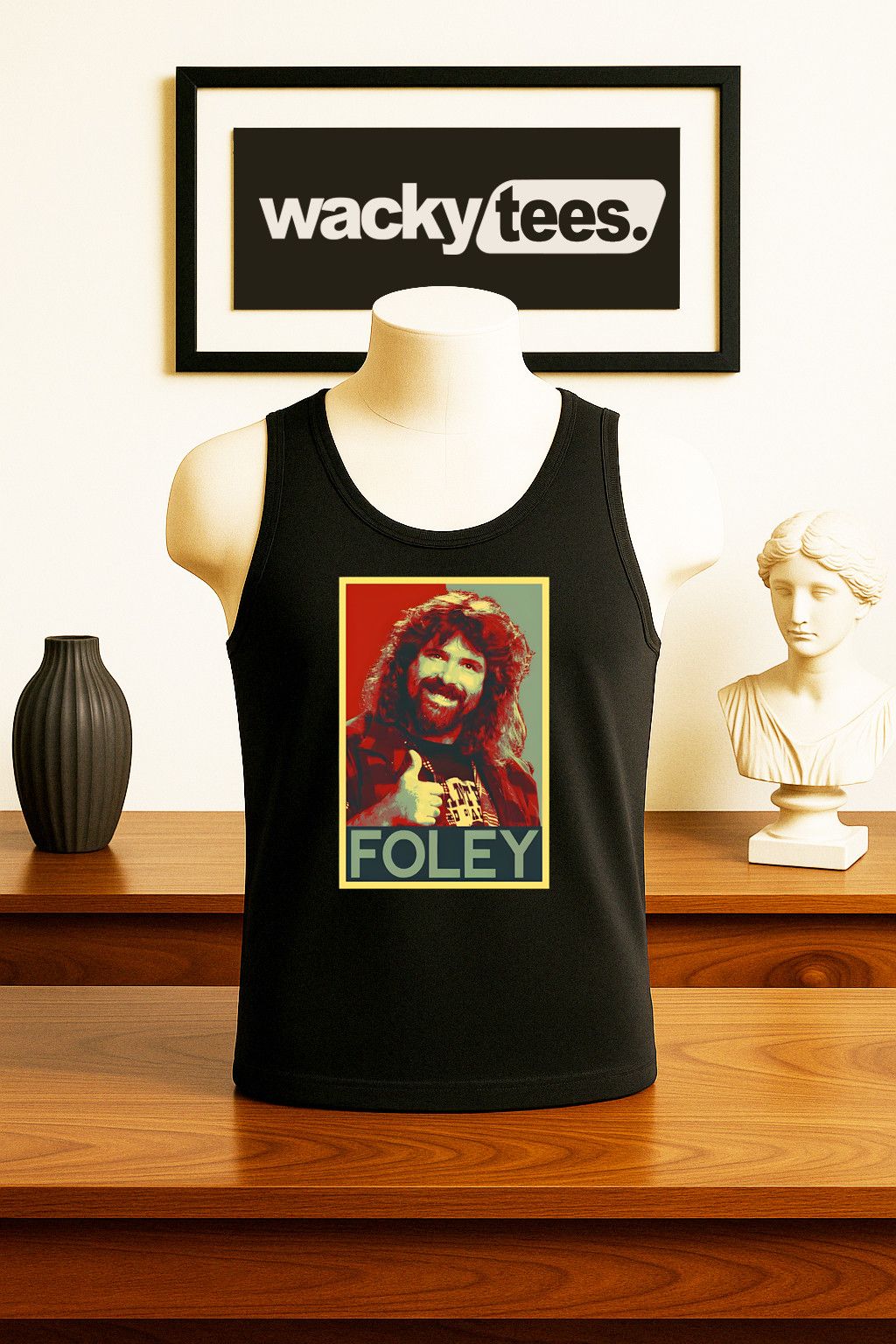 Other Foley Wrestling Mick Hall of Famer Socko Graphic Tee Shirt Size US L / EU 52-54 / 3 - 2 Thumbnail