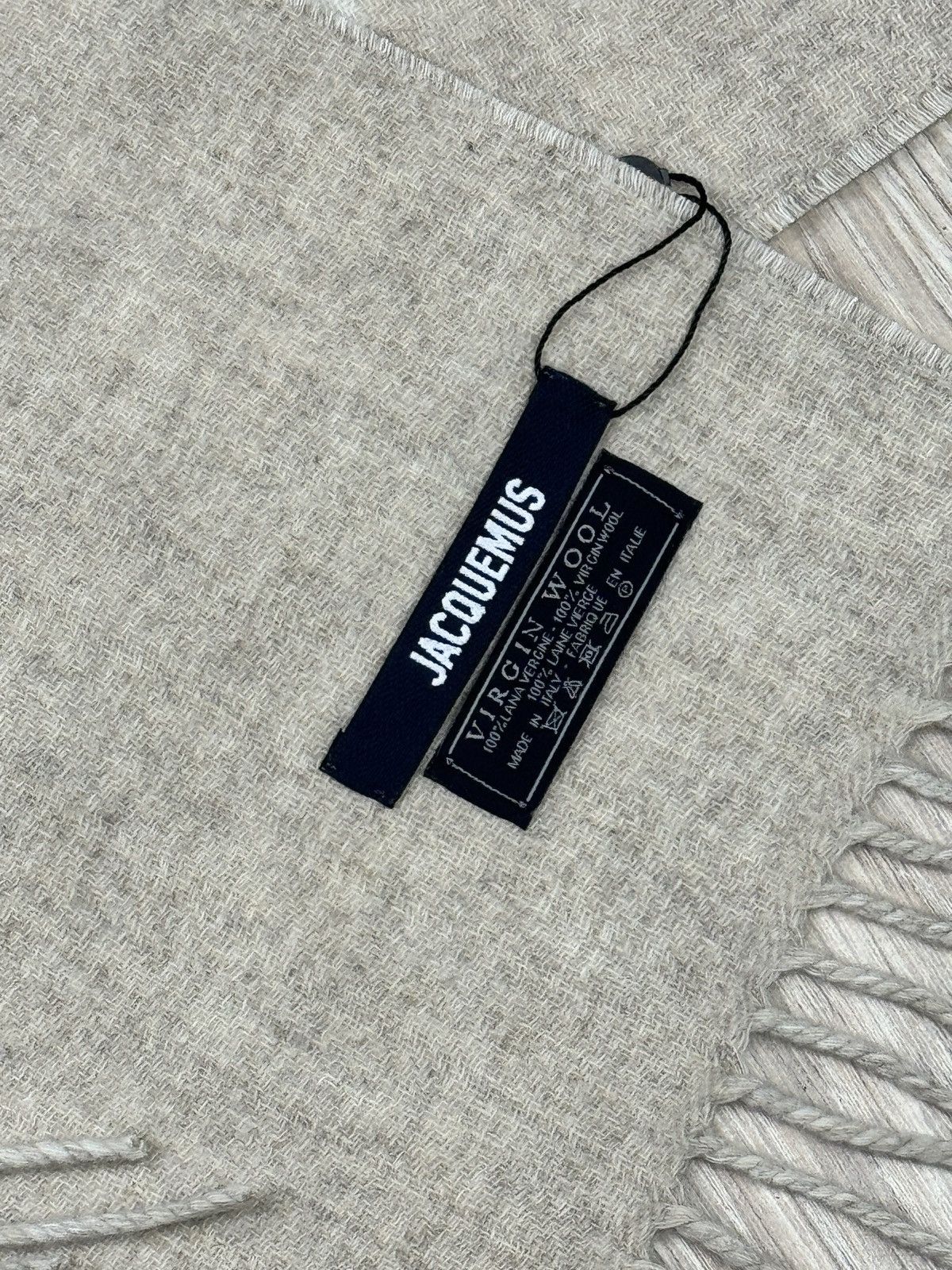 Jacquemus Jacquemus wool scarf mint Size ONE SIZE - 3 Thumbnail