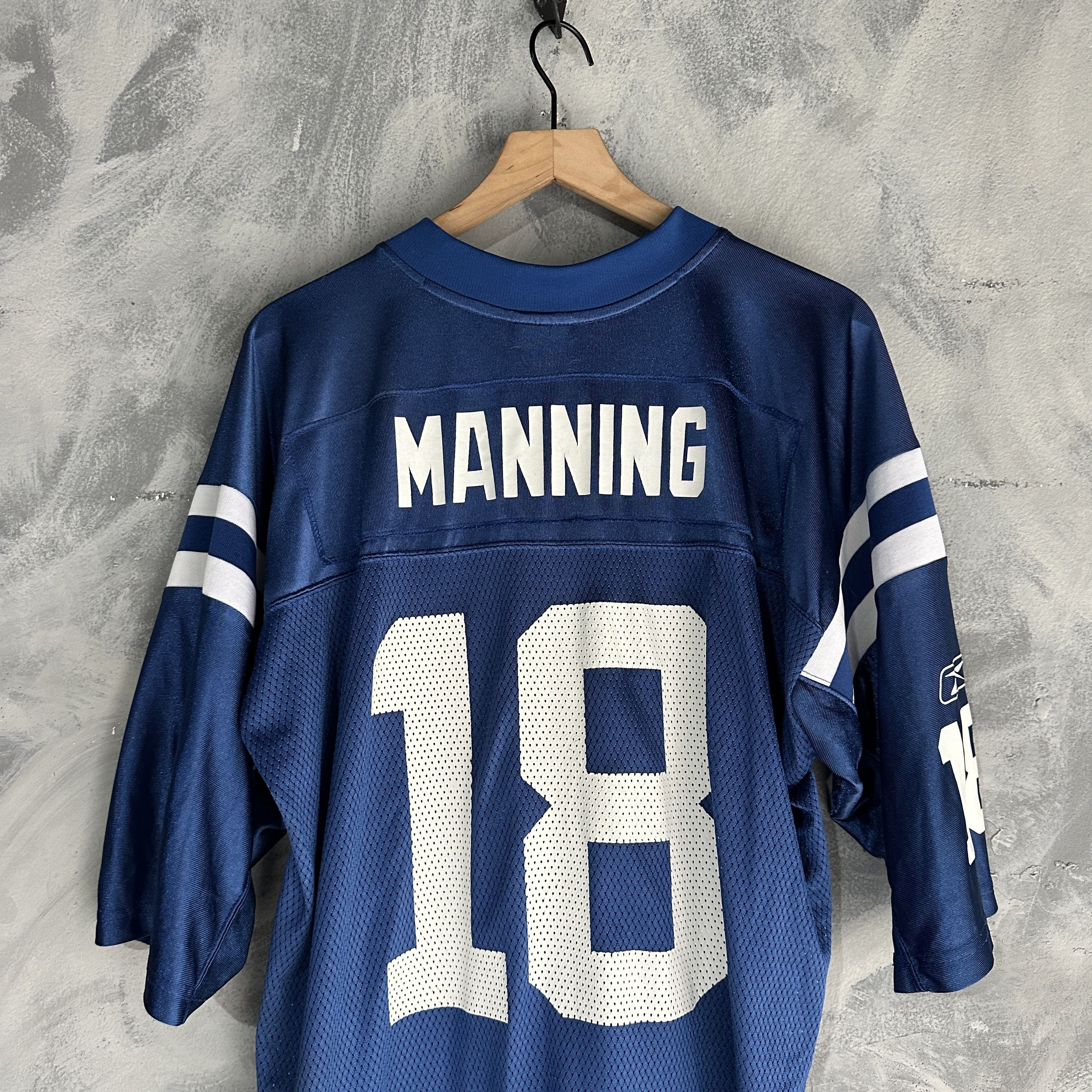 Reebok Vintage Indianapolis Colts Jersey XL Peyton Manning Mens Size US XL / EU 56 / 4 - 1 Thumbnail