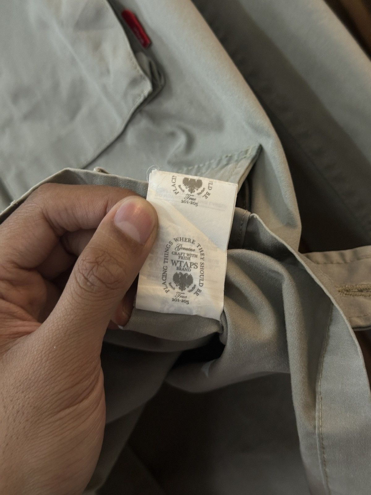 Wtaps WTAPS Jungle LS 01 Shirt. Cotton. Weather "Beige" size 2 Size US M / EU 48-50 / 2 - 6 Thumbnail