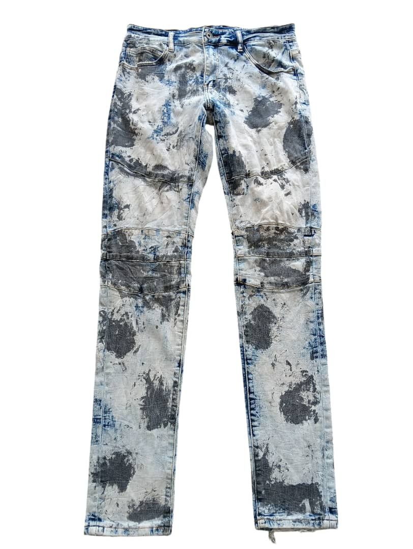 Japanese Brand 🔥Last Drop🔥Distressed Denim Acid Wash Pants Size US 32 / EU 48 - 5 Thumbnail