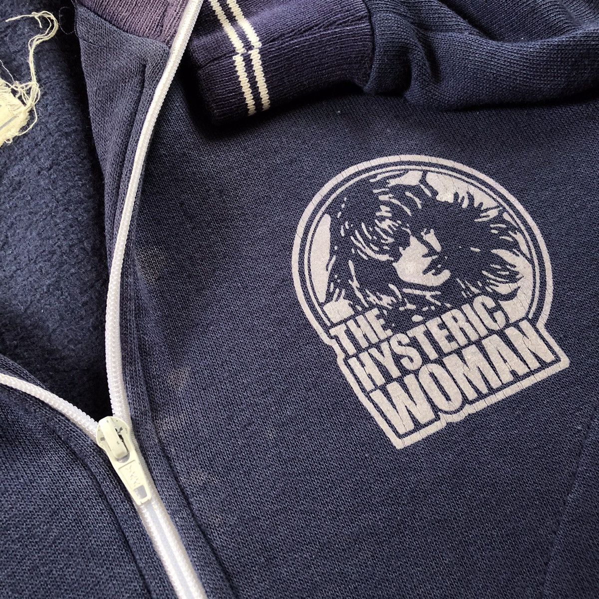 Hysteric Glamour × Japanese Brand × Vintage HYSTERIC GLAMOUR Cotton Zipper Jacket Size XS / US 0-2 / IT 36-38 - 6 Thumbnail