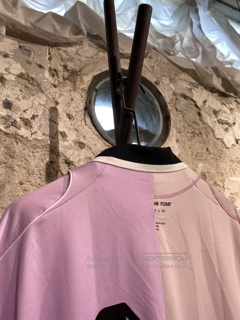 Martine Rose Martine Rose Pink and purple double jersey short-sleeved T Size US XS / EU 42 / 0 - 8 Thumbnail