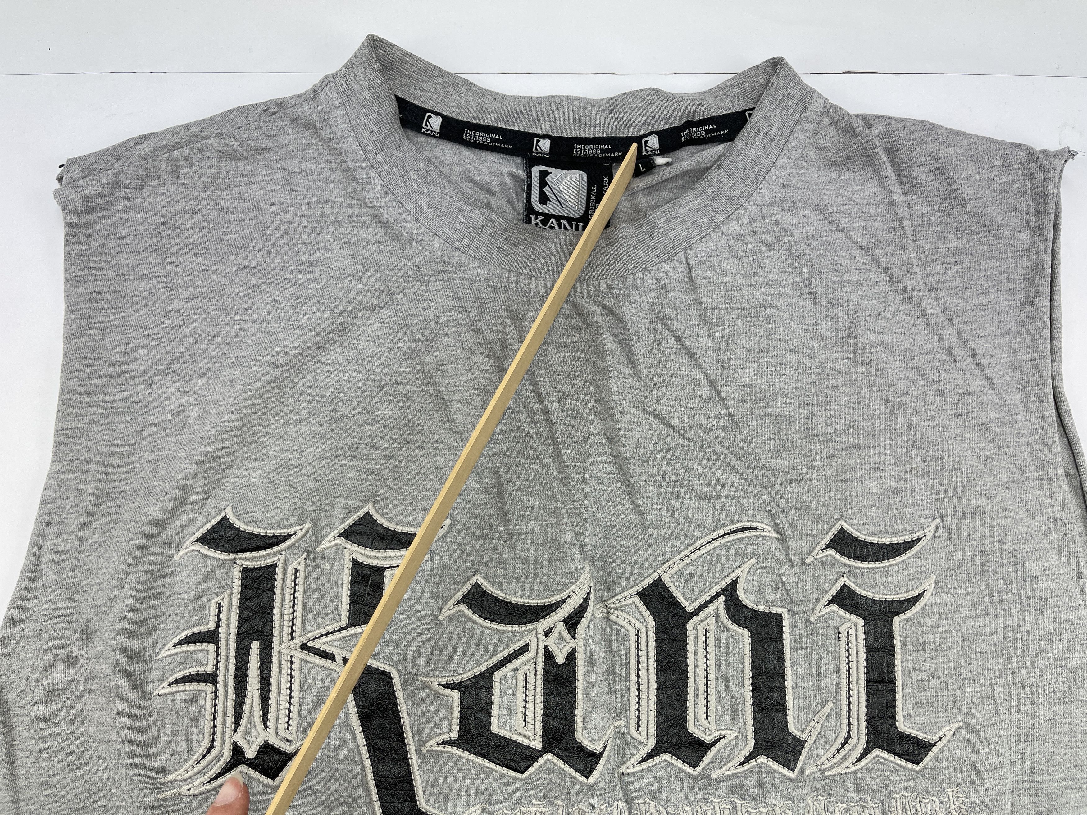 Karl Kani Karl Kani t-shirt, vintage 90s, 1990s hip hop, tank, size L Size US L / EU 52-54 / 3 - 5 Thumbnail