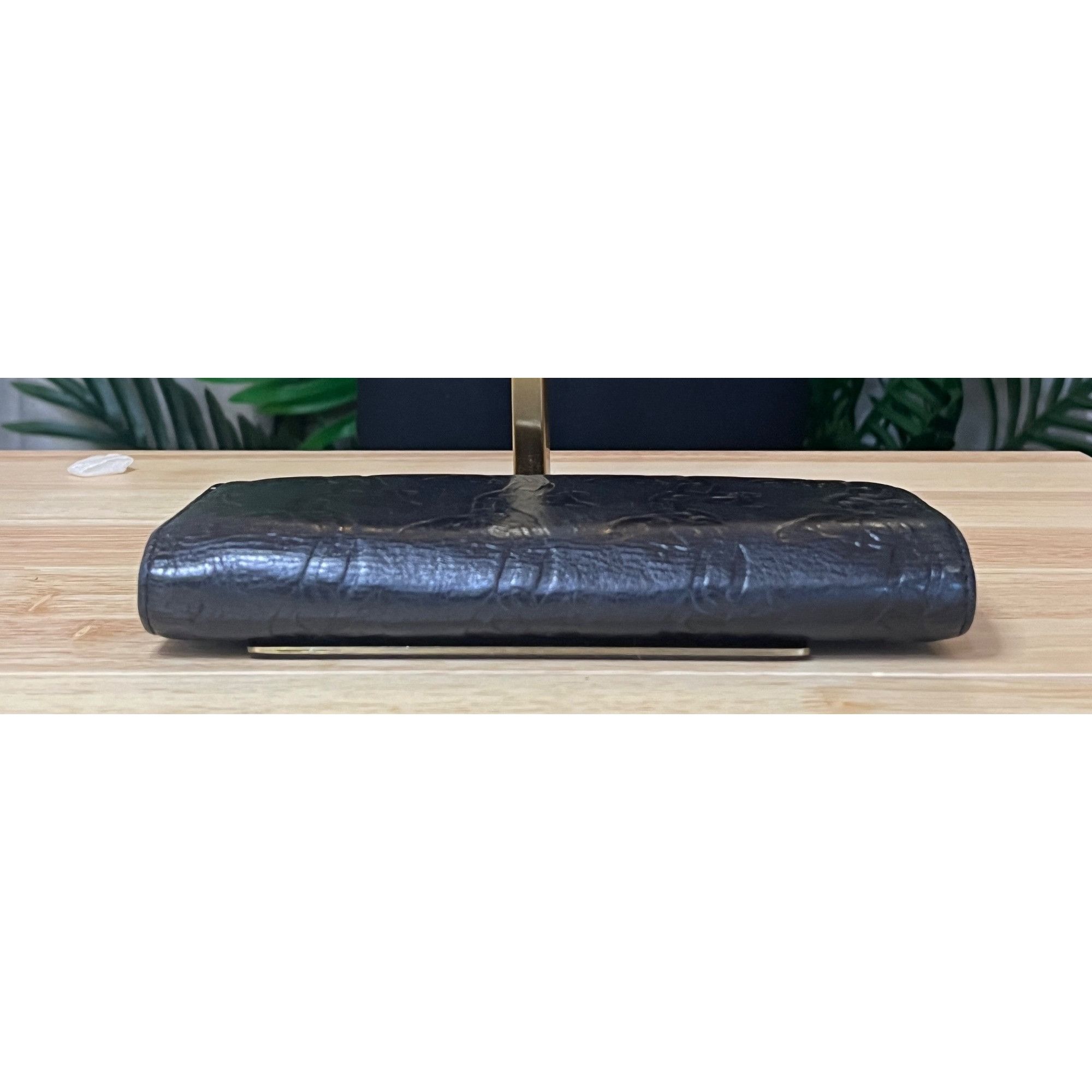 Vivienne Westwood Vivienne Westwood Black Embossed Leather Wallet With Orb Log Size ONE SIZE - 2 Thumbnail