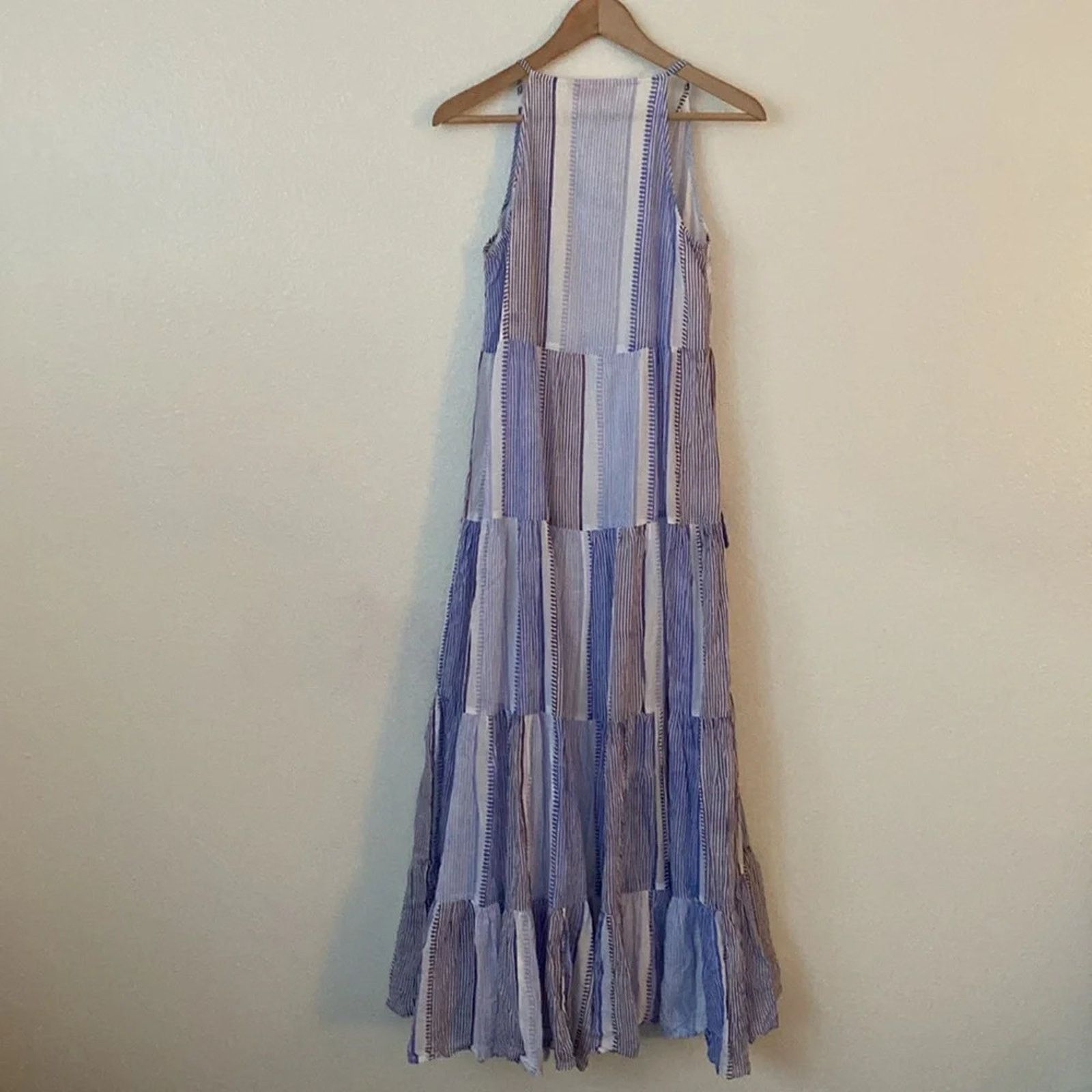 Oliphant Oliphant XS Camden Blue Maxi Dress Size XS / US 0-2 / IT 36-38 - 5 Thumbnail