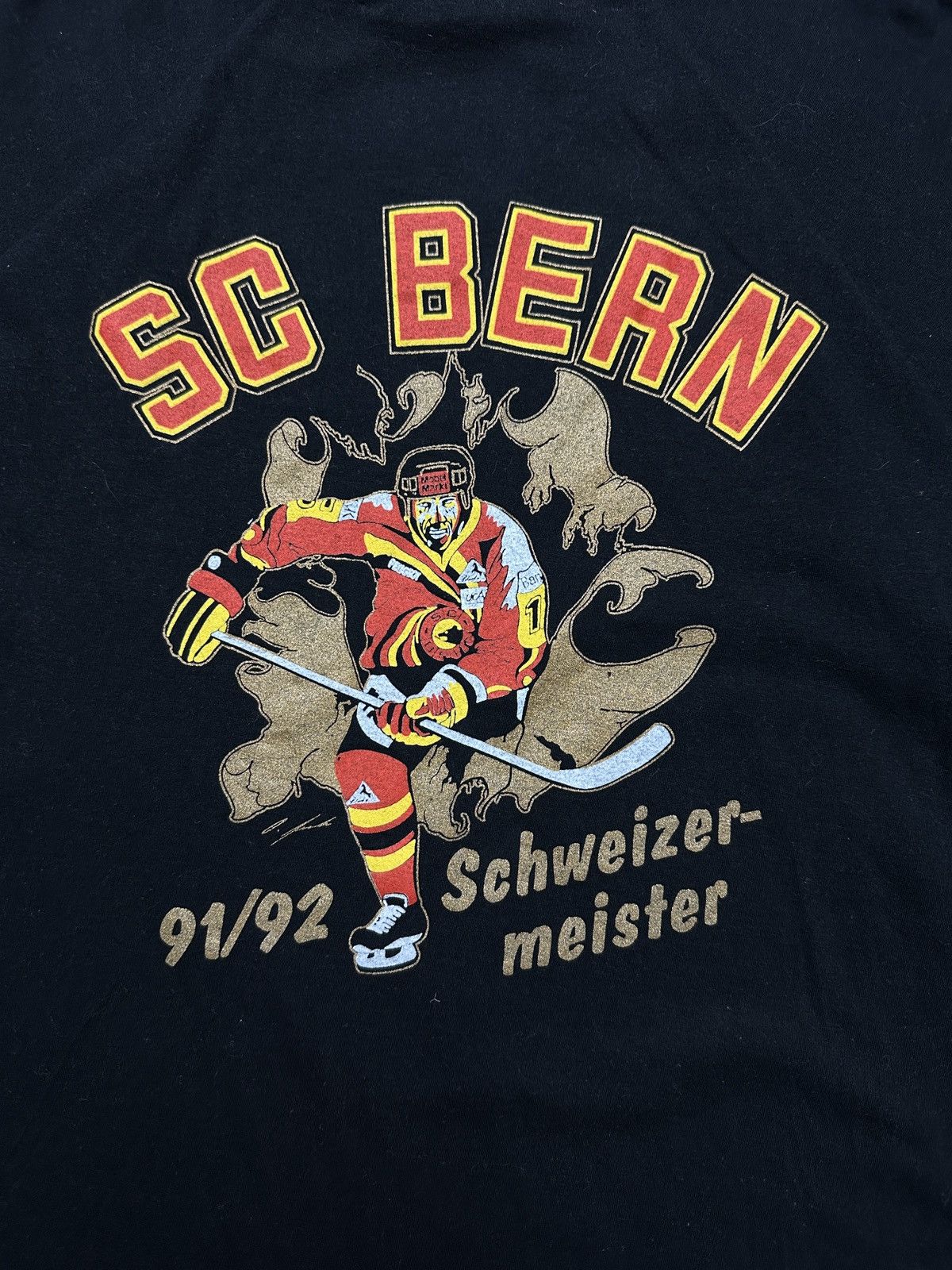 NHL SC Bern 1991/1992 Ice Hockey Jersey Shirt Maillot Trikot Tee Size US L / EU 52-54 / 3 - 6 Thumbnail