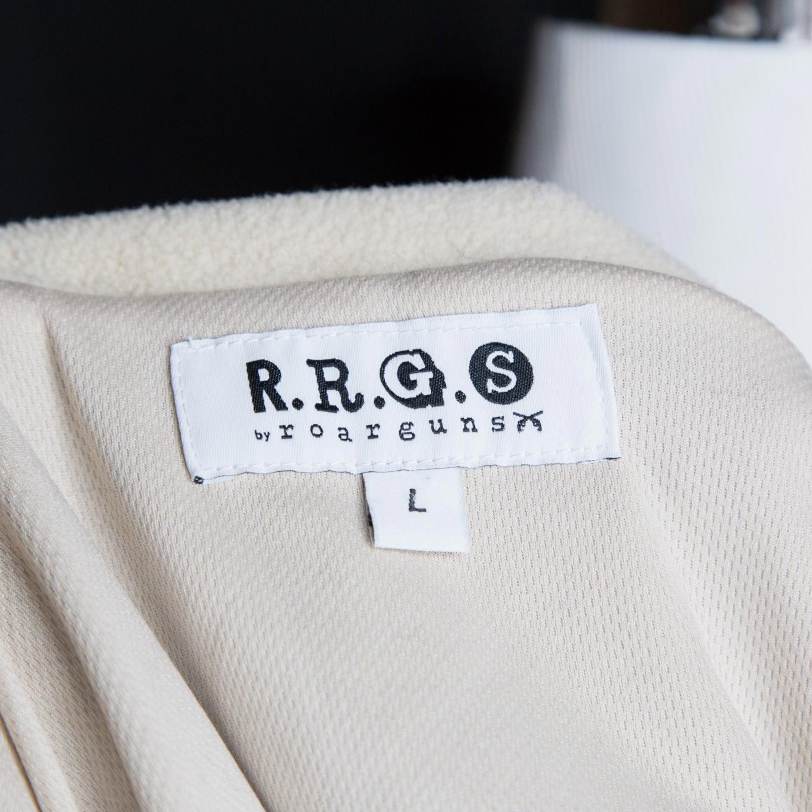 Other Men's RRGS By Roarguns Tan Sherpa Full Zip Jacket Sz Large Size US L / EU 52-54 / 3 - 7 Thumbnail