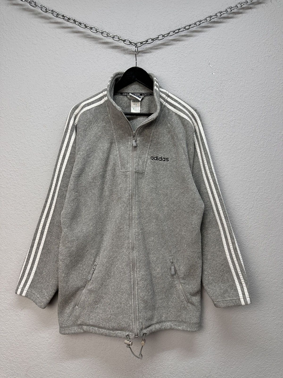 Adidas Vintage Adidas Fleece Full Zip Y2K Nike Jacket West Germany Size US XL / EU 56 / 4 - 1 Thumbnail