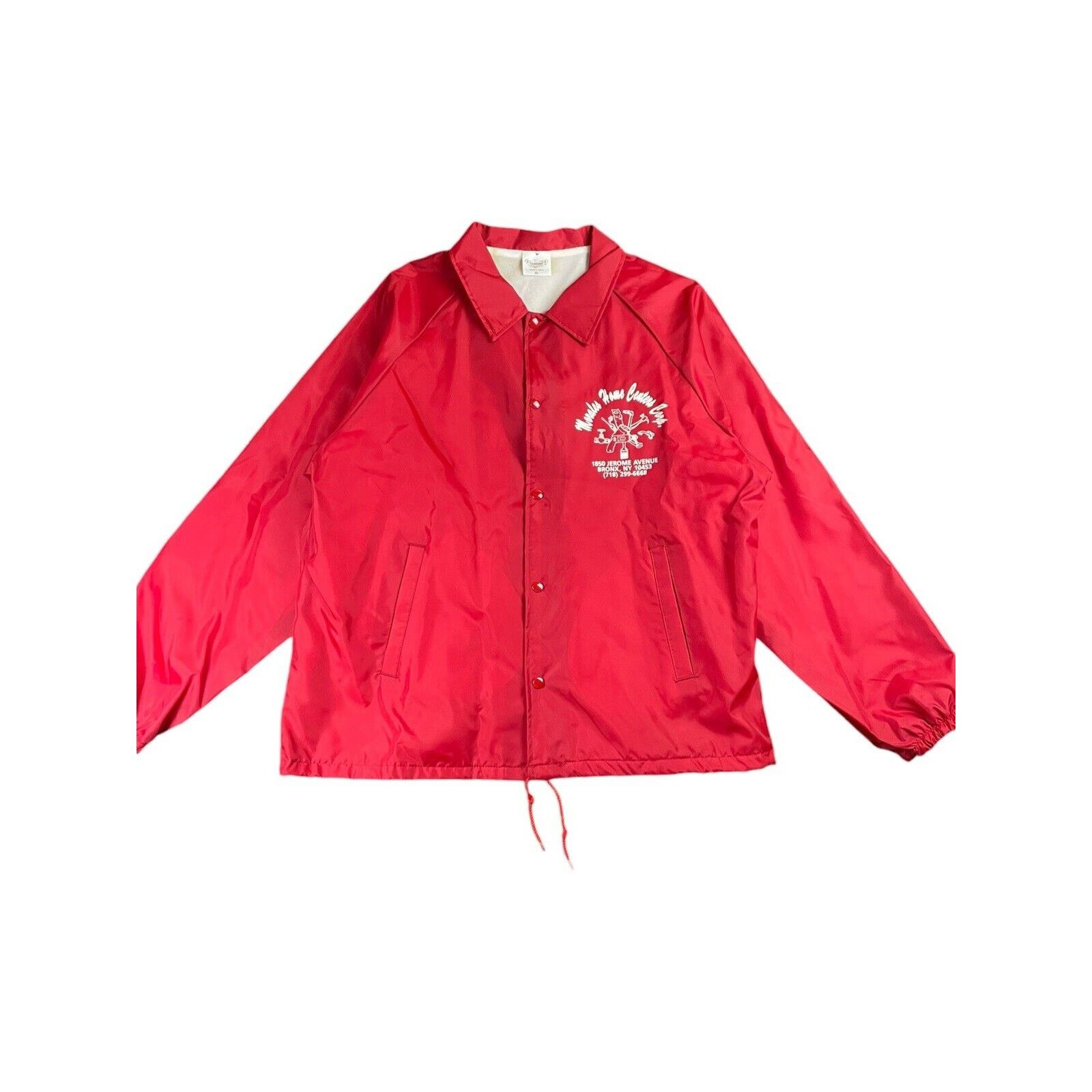 Vintage Vintage Bronx New York XL Lined Windbreaker Coach Jacket USA Size US XL / EU 56 / 4 - 3 Thumbnail