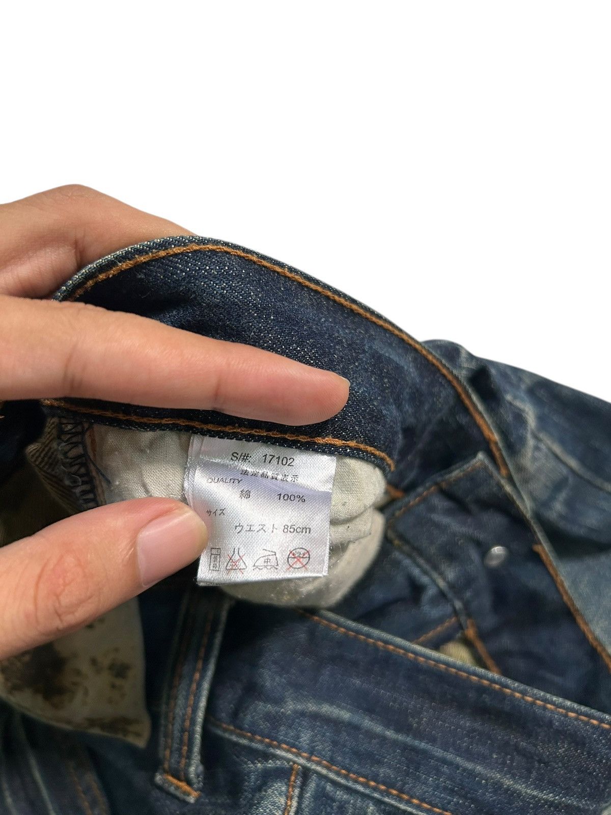 Japanese Brand × Kapital × Vintage Nylaus Japanese Style Distressed Denim Jeans Size US 34 / EU 50 - 9 Thumbnail