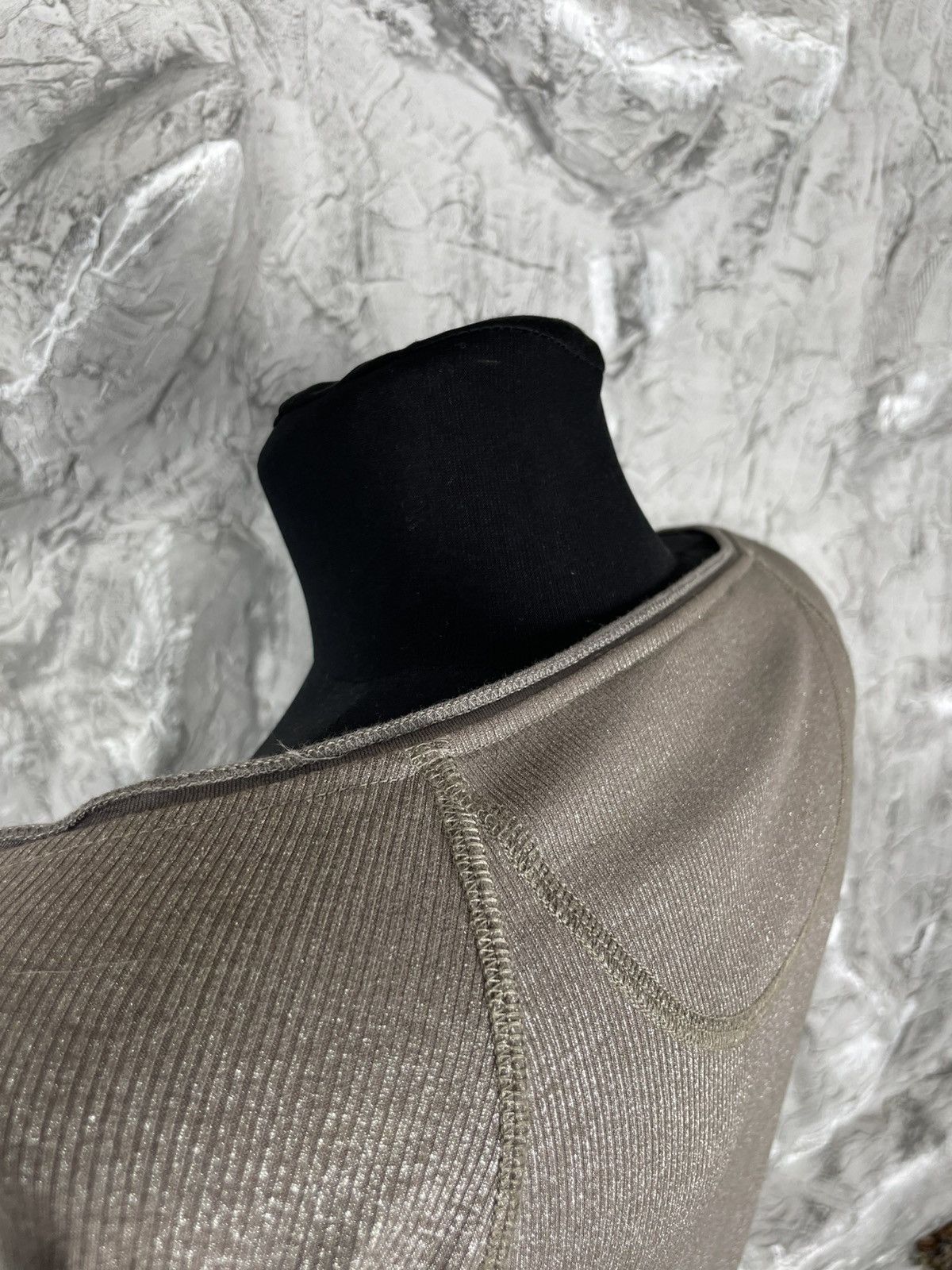 Japanese Brand × Le Grande Bleu (L.G.B.) L.G.B Glamour Shiny Blouse Dress Japanese Archive Y2K Size S / US 4 / IT 40 - 13 Thumbnail