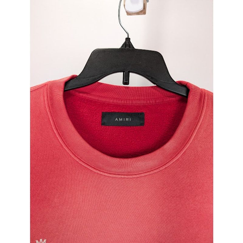 Amiri o1rshd1 Q:3 / Vintage Collegiate Crewneck Sweatshirt in Red Size US XXL / EU 58 / 5 - 3 Thumbnail