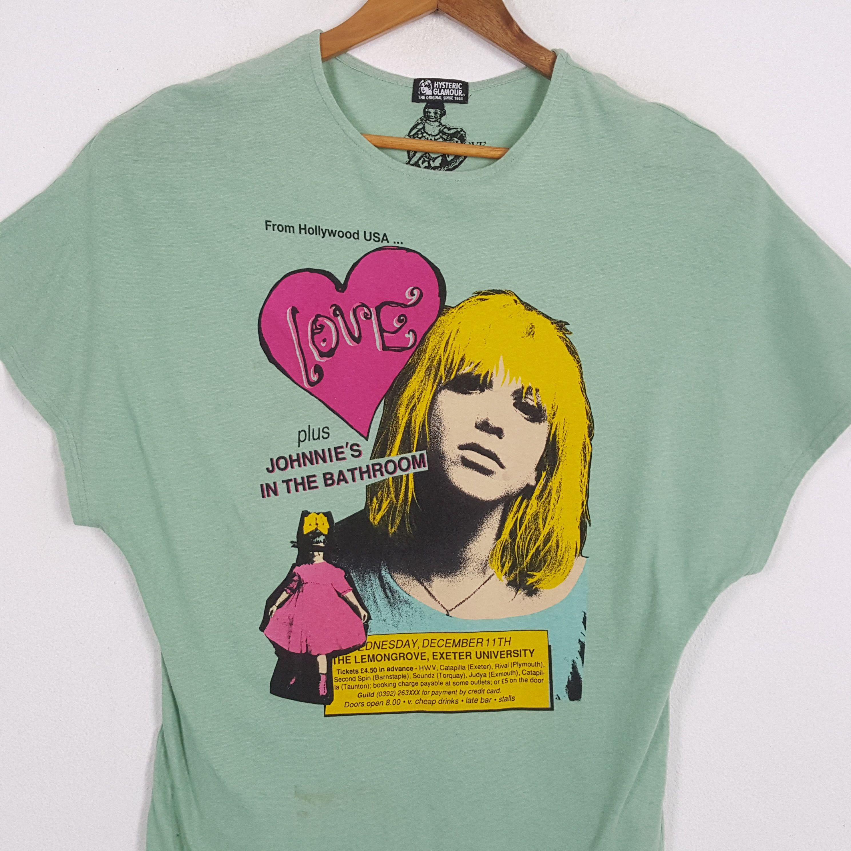 Hysteric Glamour × Japanese Brand × Vintage Vintage HYSTERIC GLAMOUR Japanese Fashion Brand T-Shirts Size M / US 6-8 / IT 42-44 - 2 Thumbnail