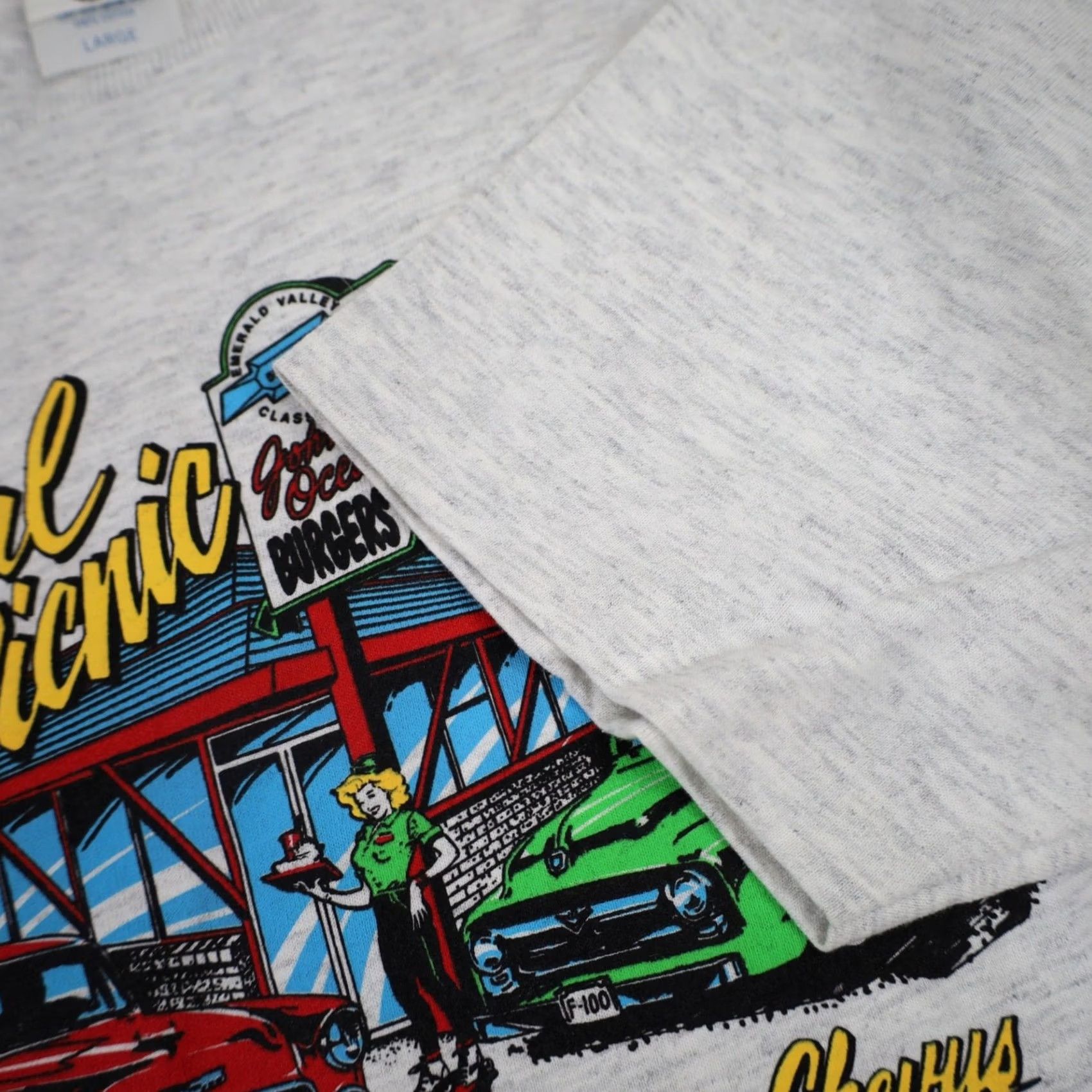 Vintage VINTAGE 1991 Classic Chevy Annual Picnic Graphic T Shirt Mens Large Gray Size US L / EU 52-54 / 3 - 8 Thumbnail