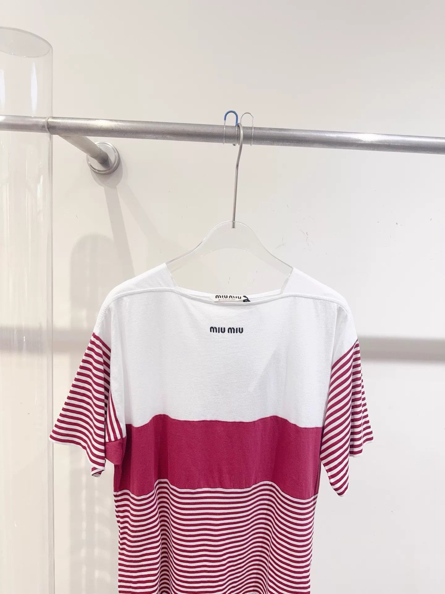Miu Miu MIU MIU women's 25 SS Striped Top Size S Size S / US 4 / IT 40 - 3 Thumbnail
