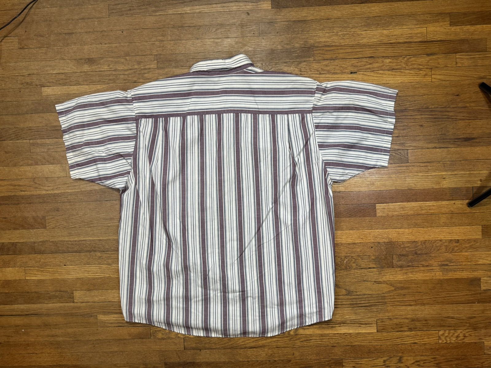 Vintage Vintage Striped Button Up Shirt Size US XL / EU 56 / 4 - 2 Thumbnail