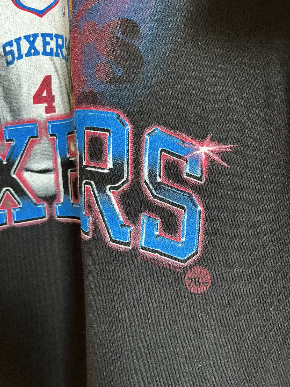 Majestic NBA Majestic Philadelphia 76ers “Sixers” T-Shirt Size US XL / EU 56 / 4 - 4 Thumbnail