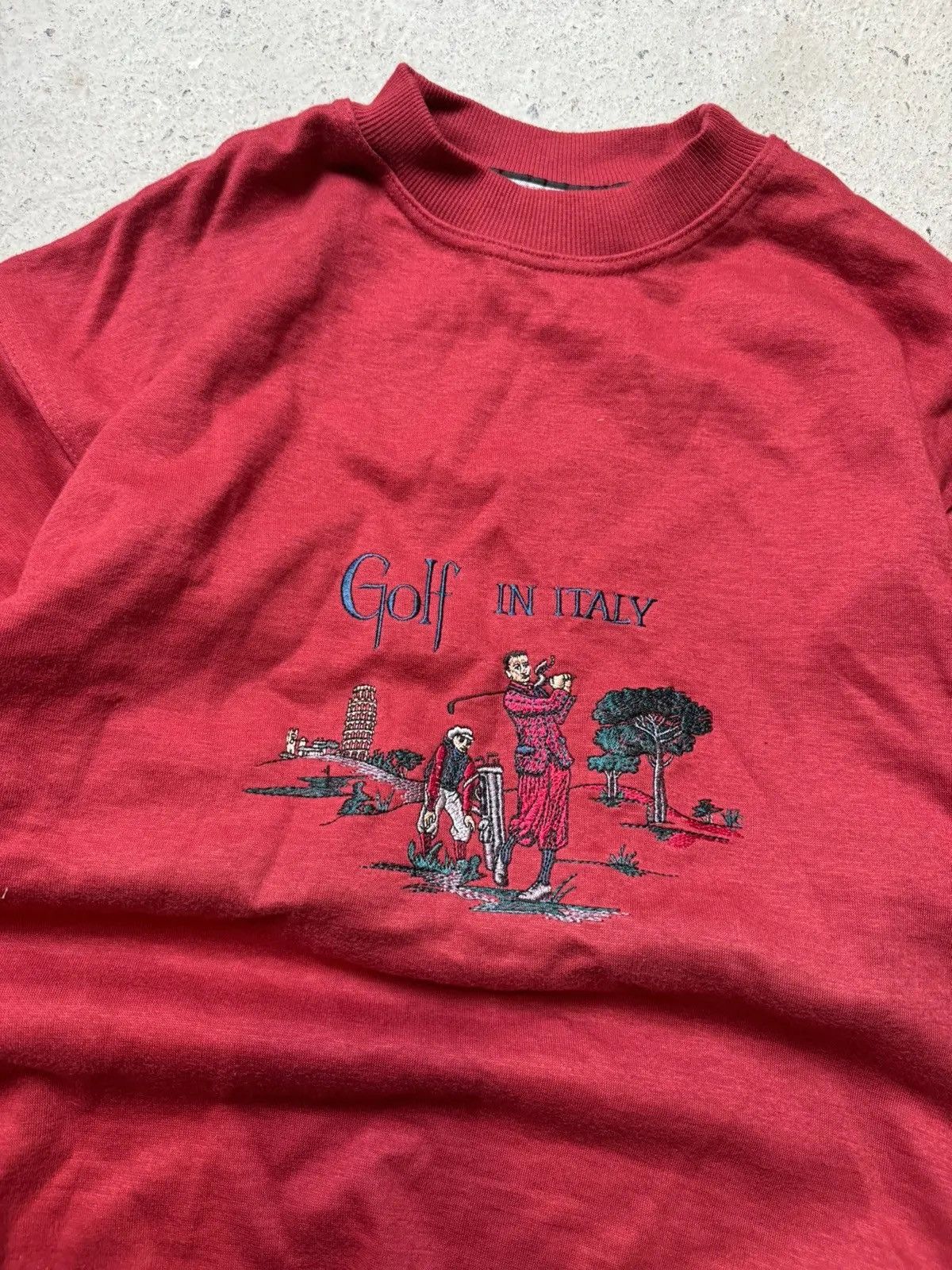 Vintage Vintage Y2K Golf In Italy Burberry Style Embroidered Sweater Size US S / EU 44-46 / 1 - 4 Thumbnail