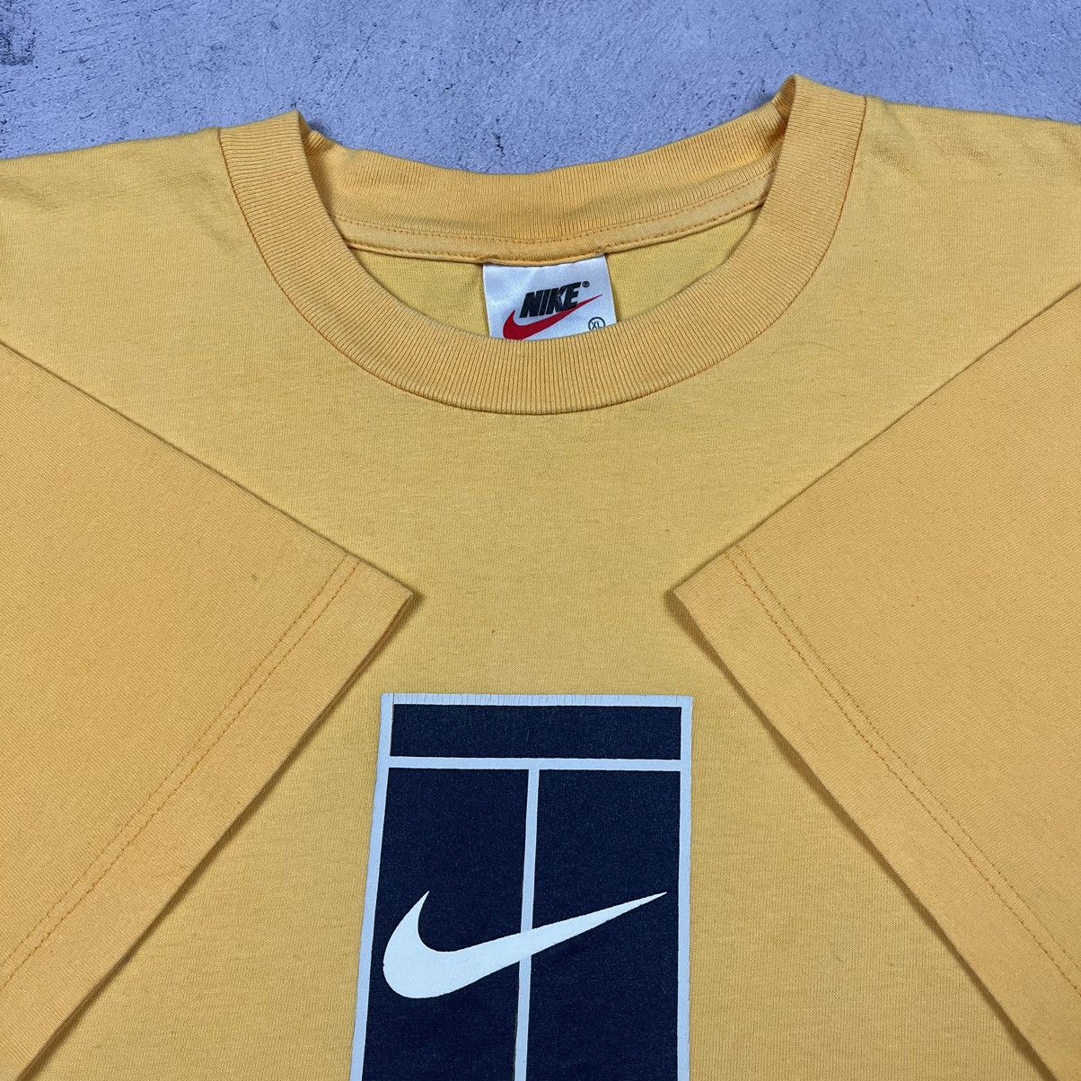 Nike Vintage Nike Challenge court y2k big logo T Shirt 90’s Size US XL / EU 56 / 4 - 2 Thumbnail