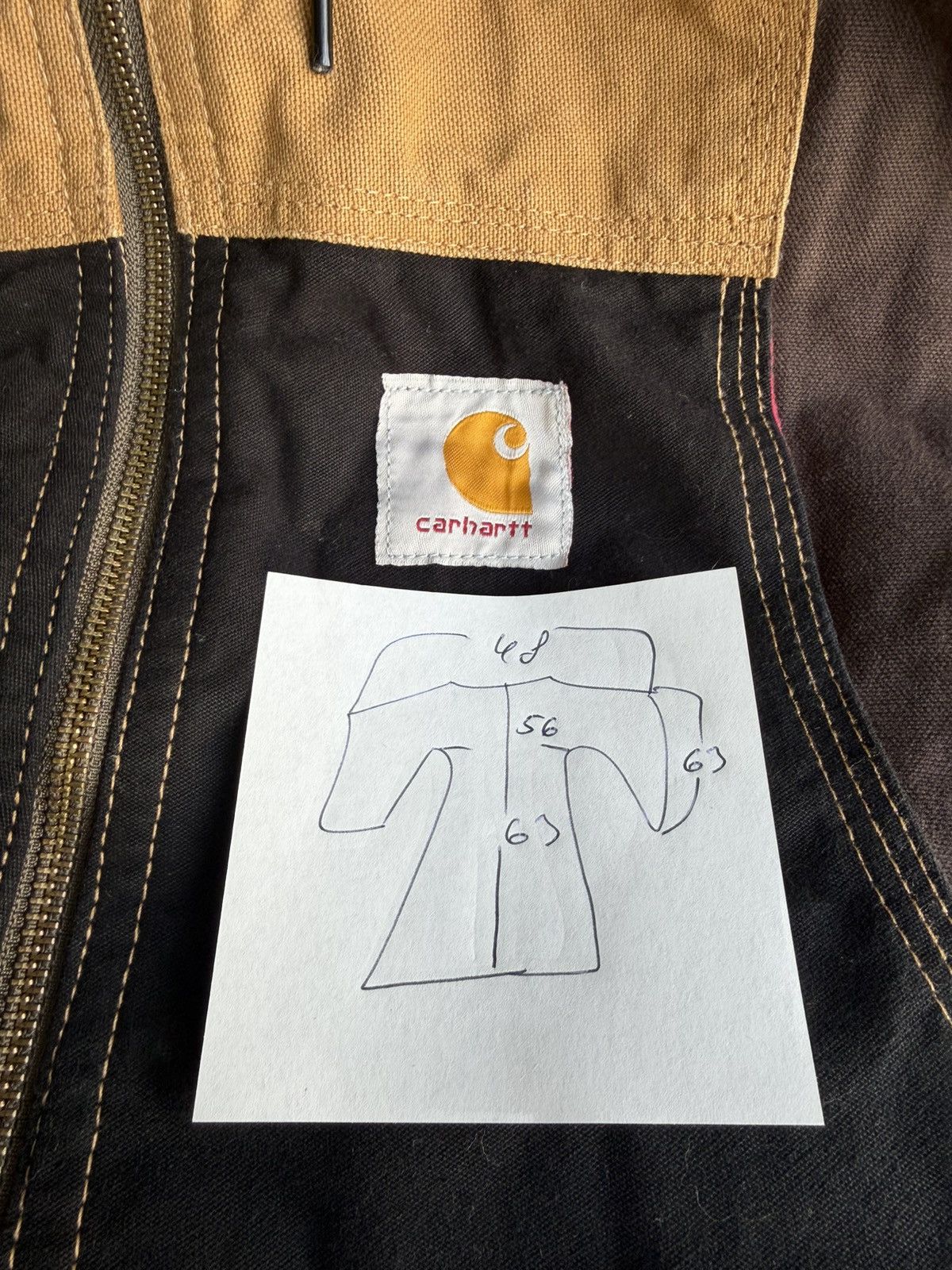 Carhartt Carhartt Jacket Reworked Detroit Men's Patchwork Distressed Size US S / EU 44-46 / 1 - 7 Thumbnail